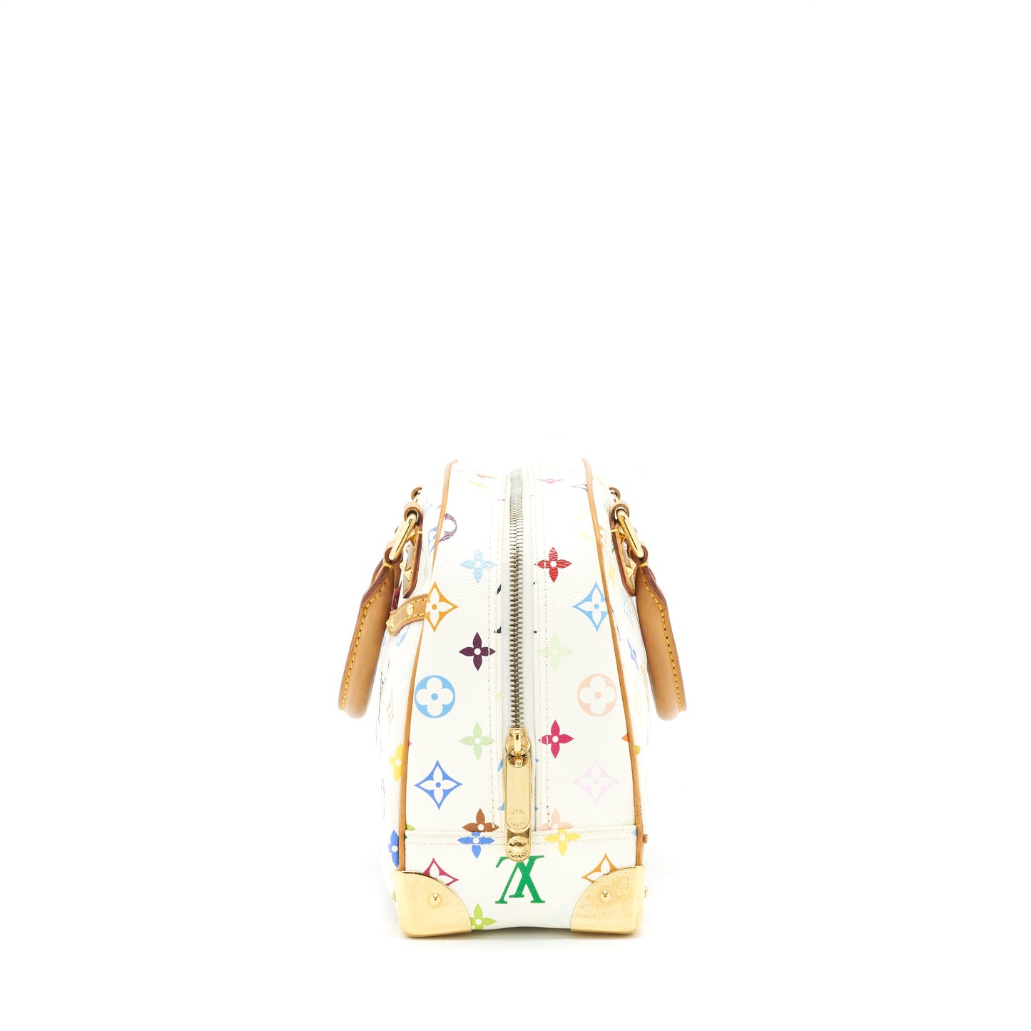 Louis Vuitton Vintage Bowling Bag White/ Multicoloured
