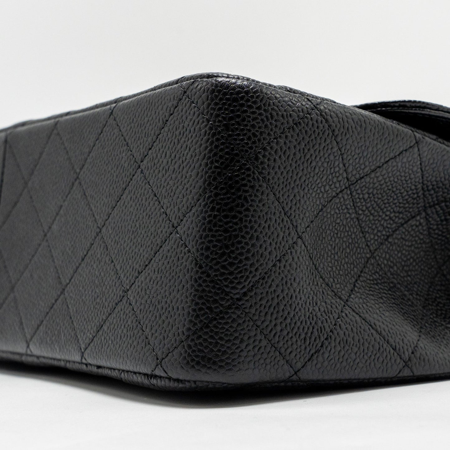 Chanel Jumbo Classic double flap bag caviar black GHW
