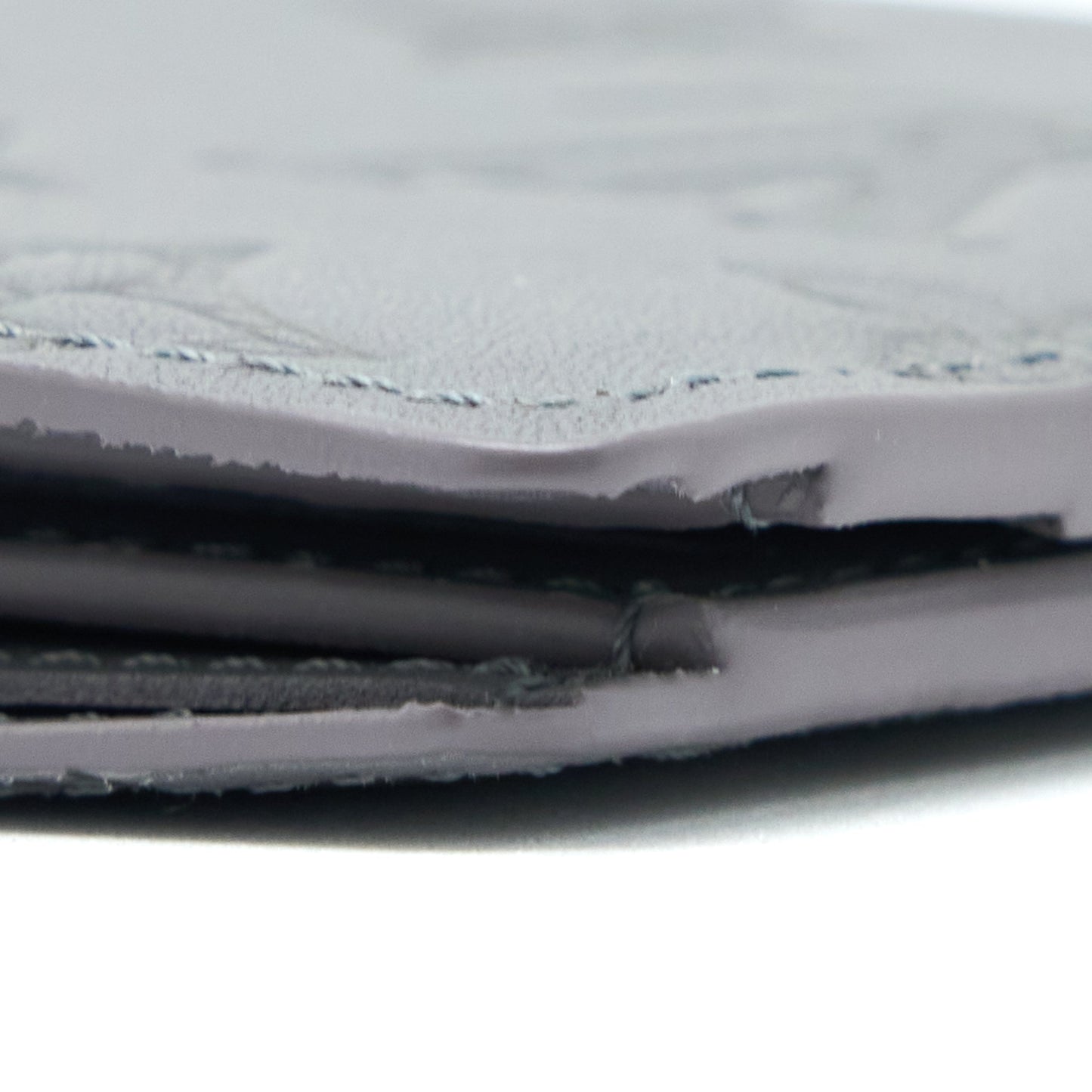 Louis Vuitton Multiple Wallet Monogram Shadow Calfskin Grey (New Version)