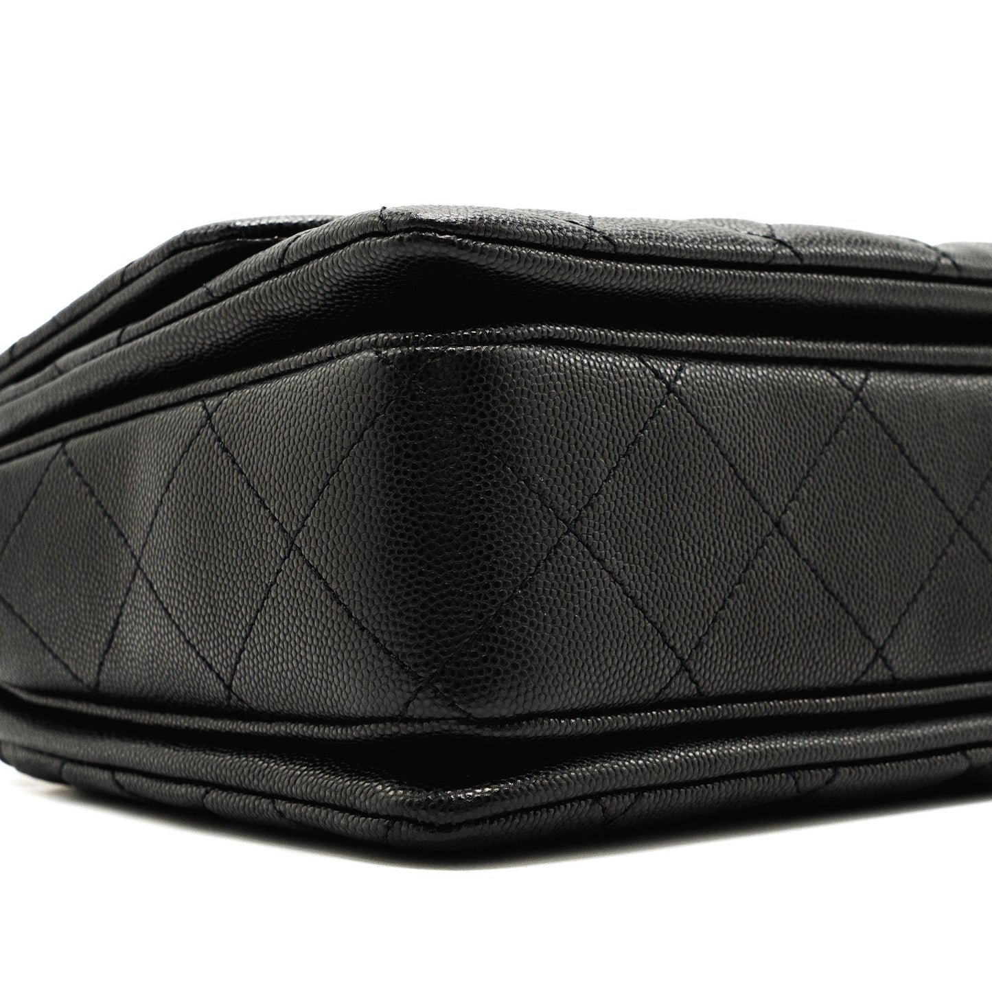 Chanel 22K coco first flap bag caviar black GHW (microchip)