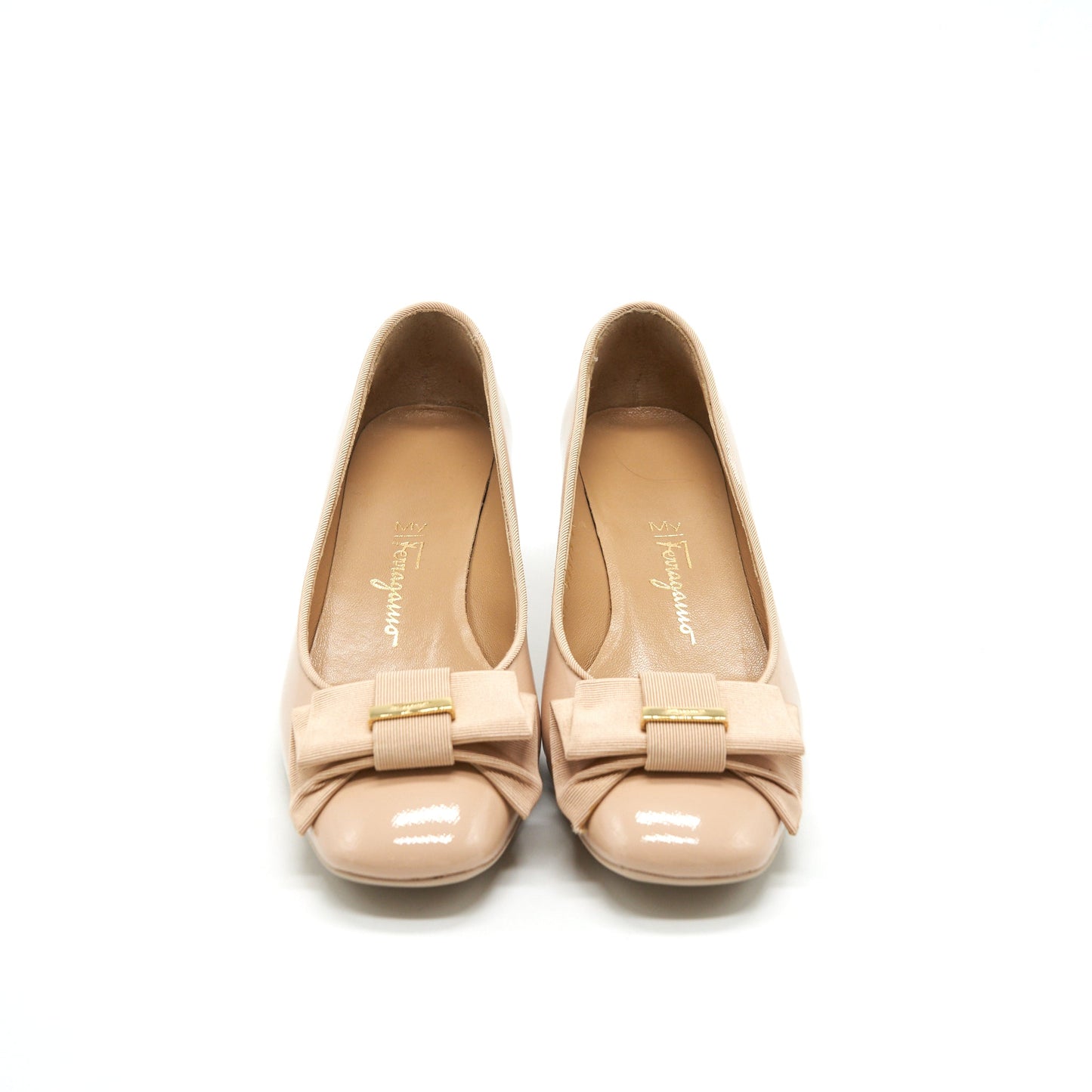 SALVATORE FERRAGAMO MY MUSE NUDE 4cm SIZE36