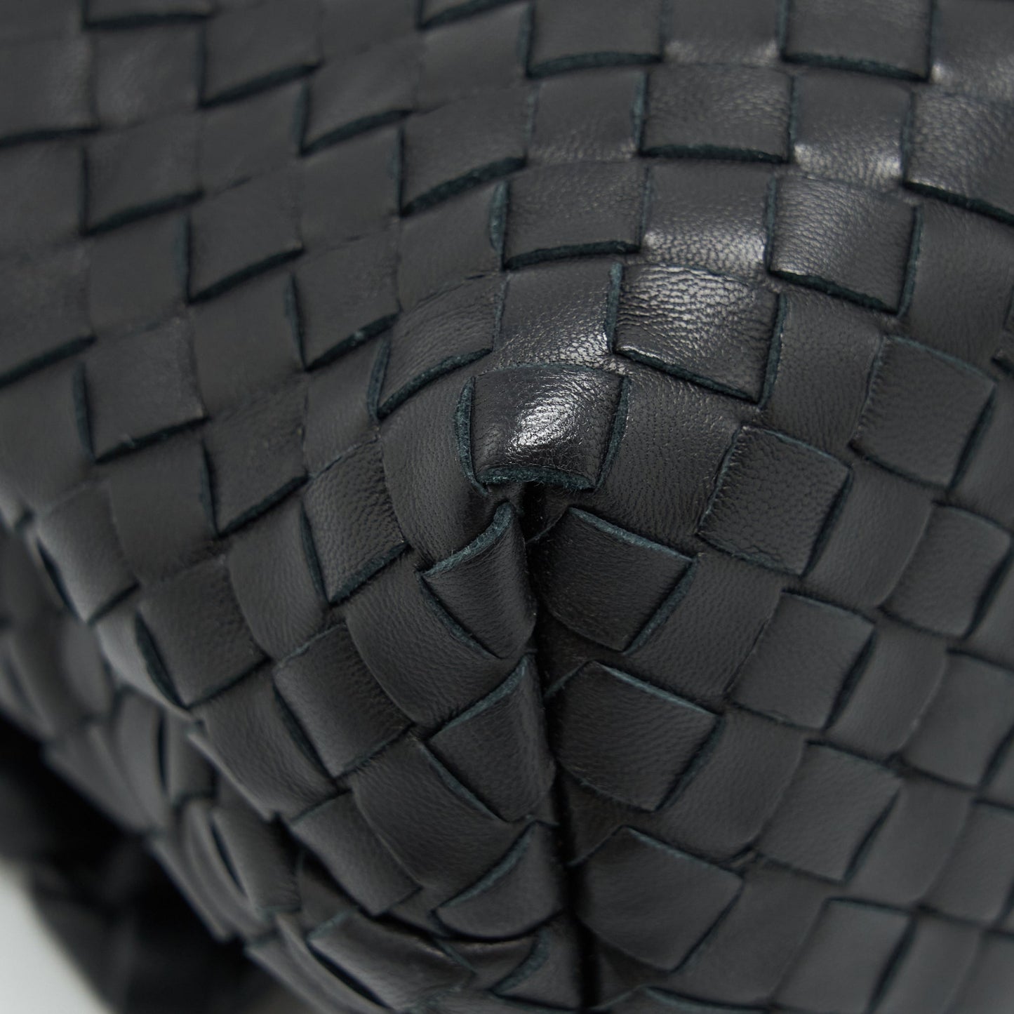 Bottega Veneta Olympia Bag Black With Black Hardware