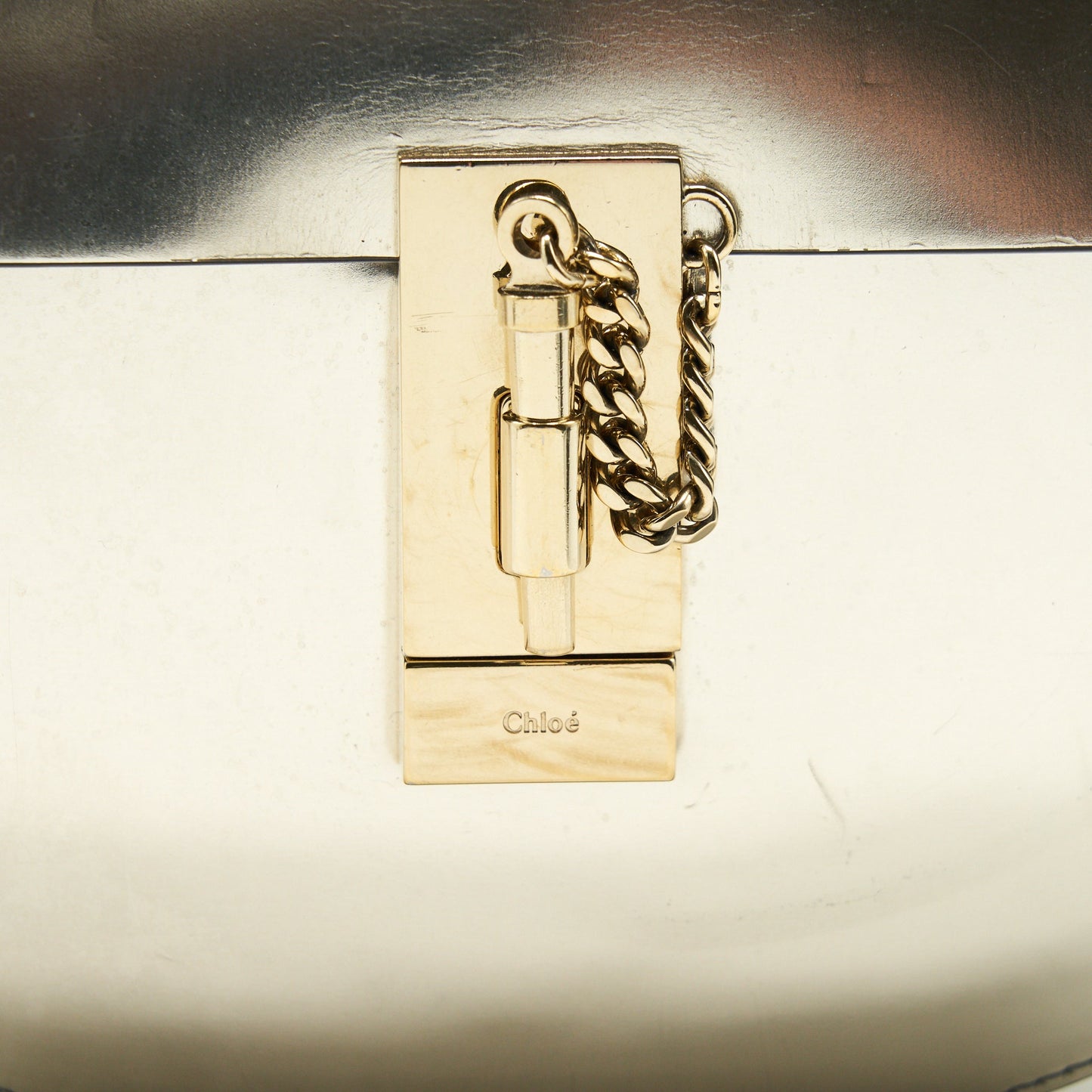 Chloe Small Drew Bag metallic Gold GHW