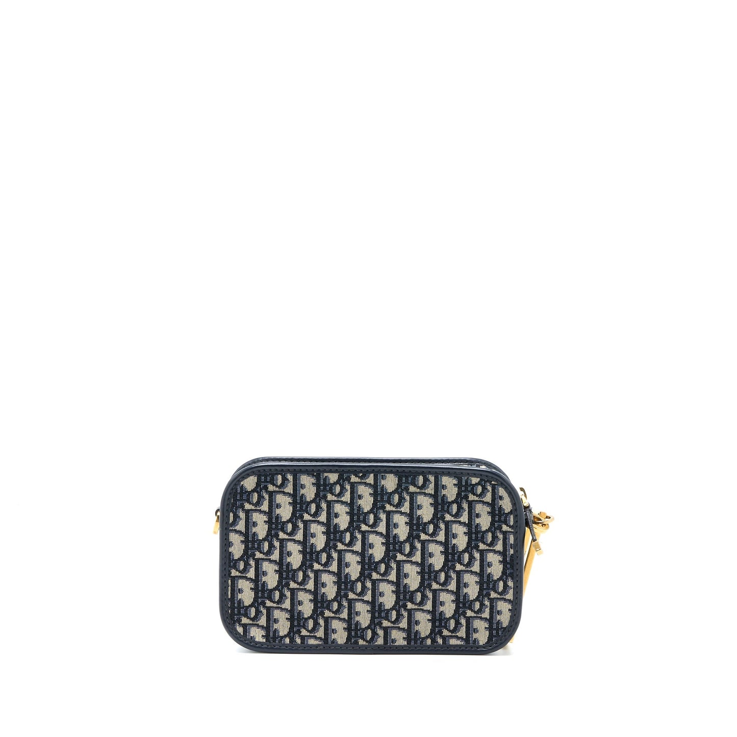 Luxury Dior Luxury Diorquake Pouch Blue Oblique Canvas With An Extra Strap
