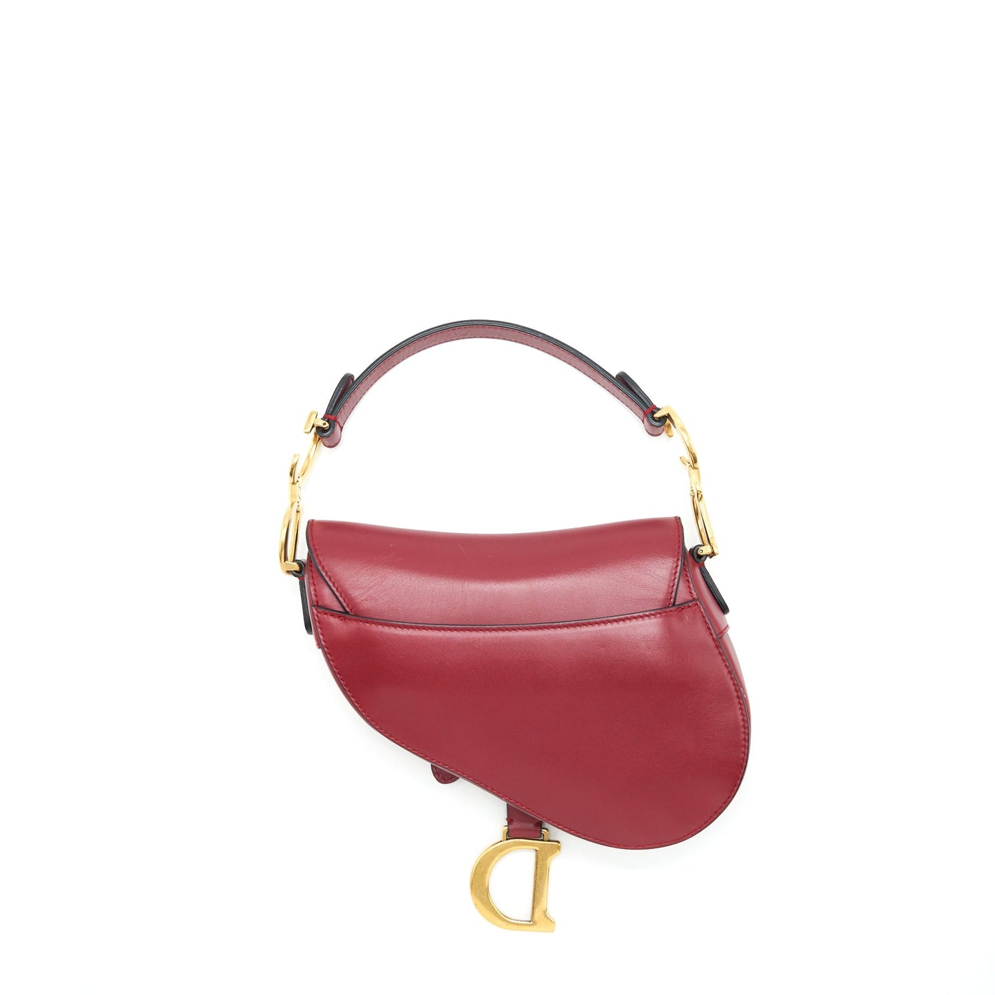 Luxury Dior Mini Luxury Dior Saddle Bag Red GHW