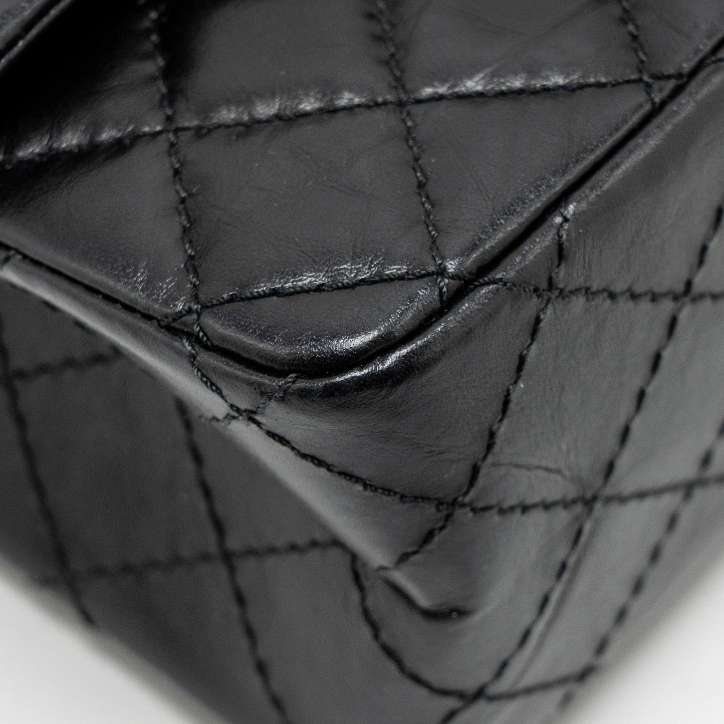 Chanel Mini 2.55 Reissue Aged Calfskin Black GHW