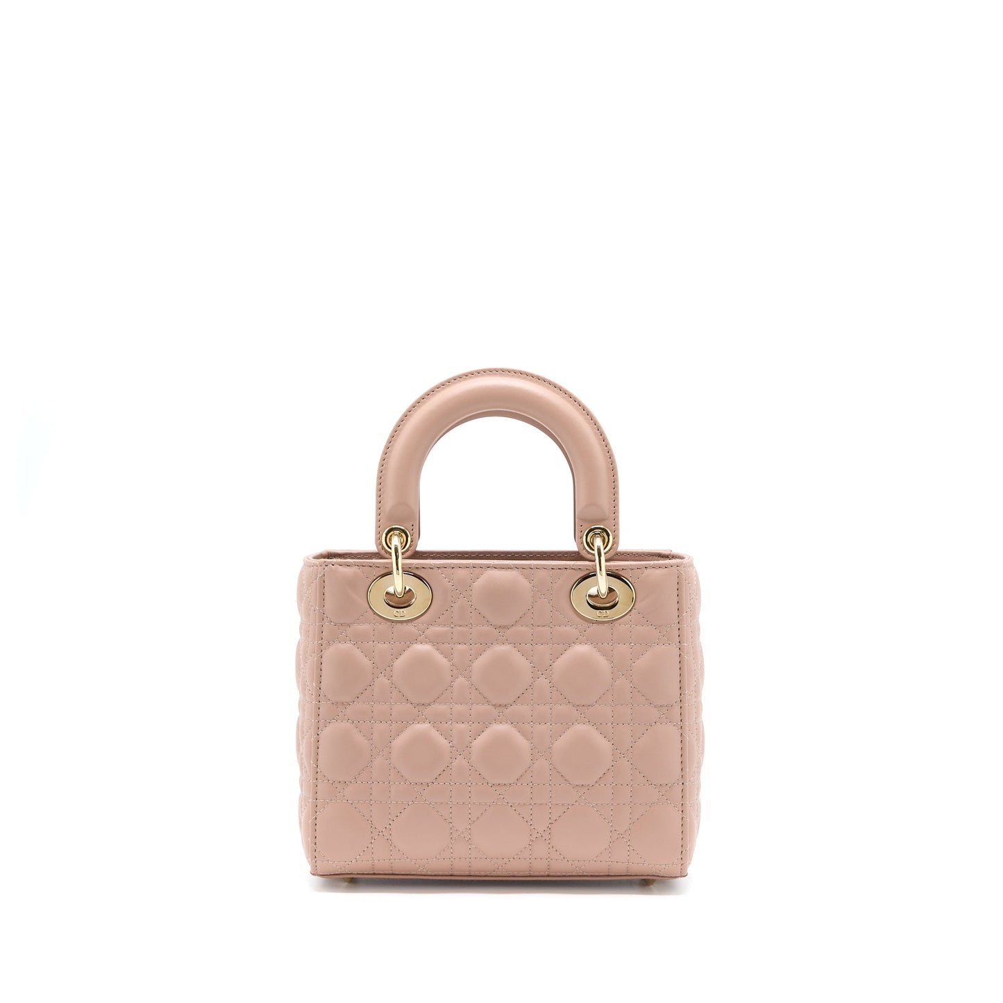 Luxury Dior Small Lady Luxury Dior Lambskin Light Pink LGHW