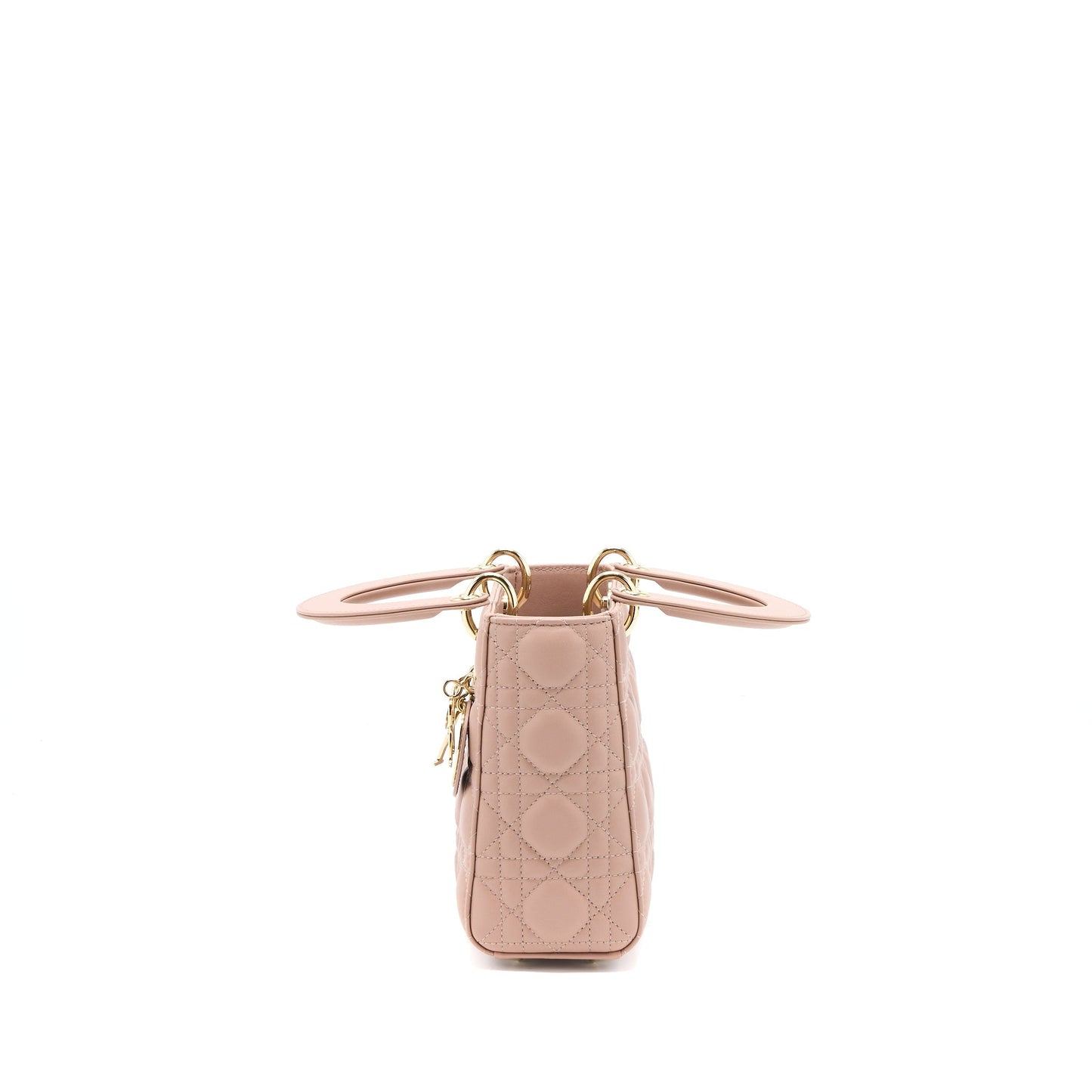 Luxury Dior Small Lady Luxury Dior Lambskin Light Pink LGHW