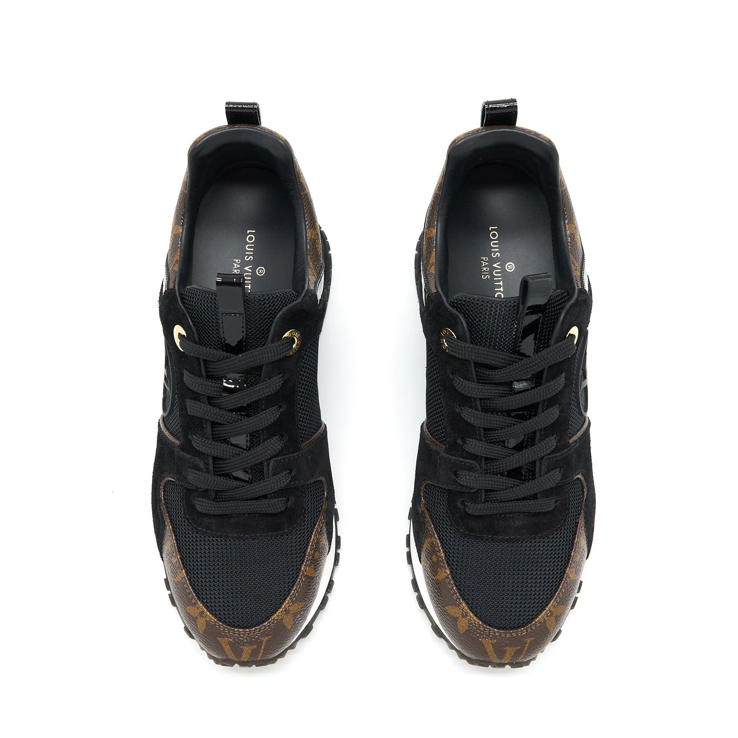 Louis Vuitton Size 36 Mesh Run Away Sneaker Monogram Canvas/Multicolour