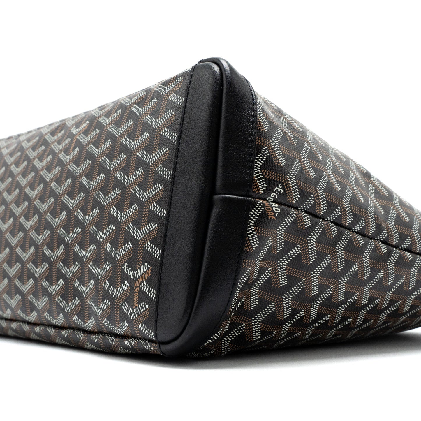 Goyard Artois Tote Goyardine Canvas Black SHW