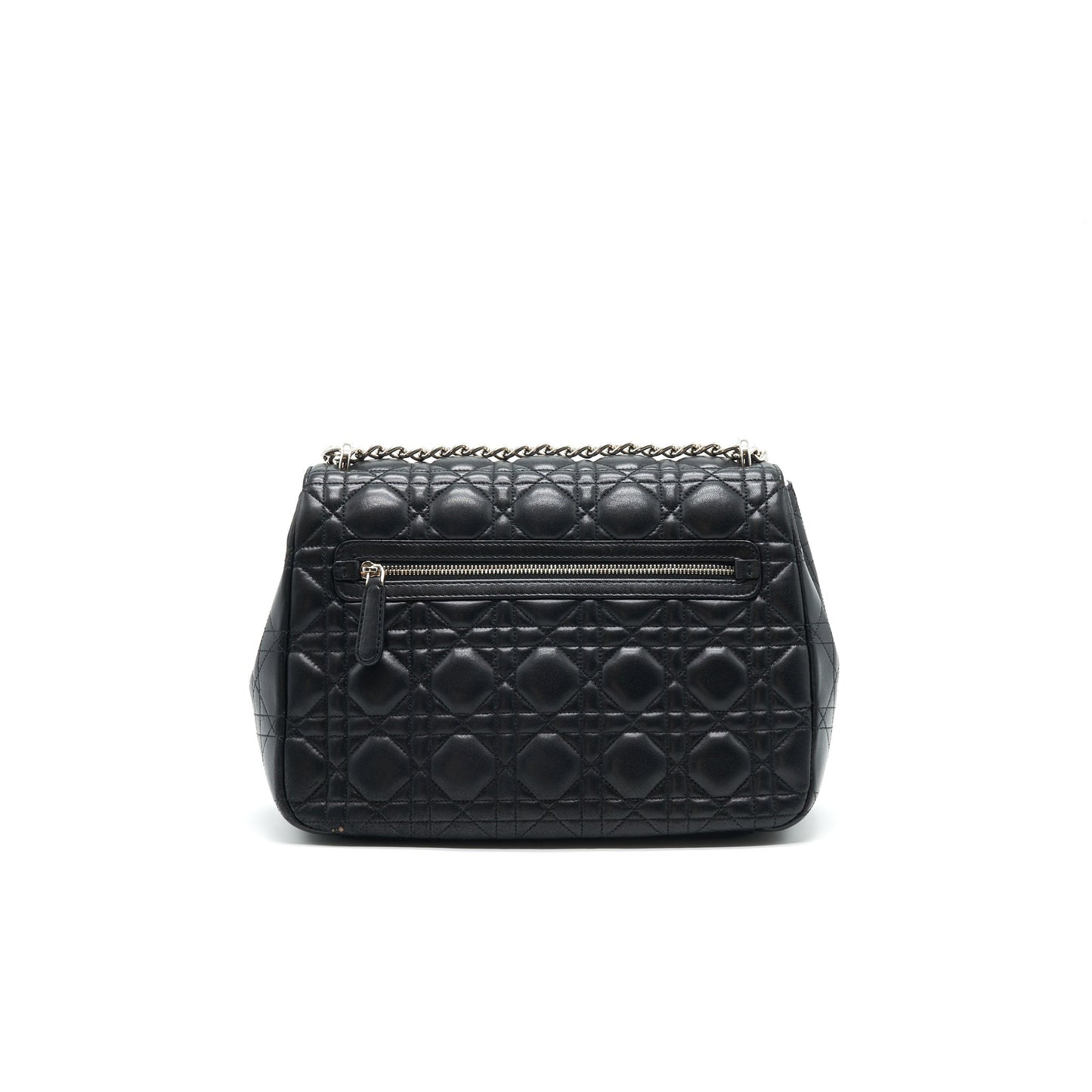 Luxury Dior Miss Luxury Dior Medium Flap Bag Black SHW