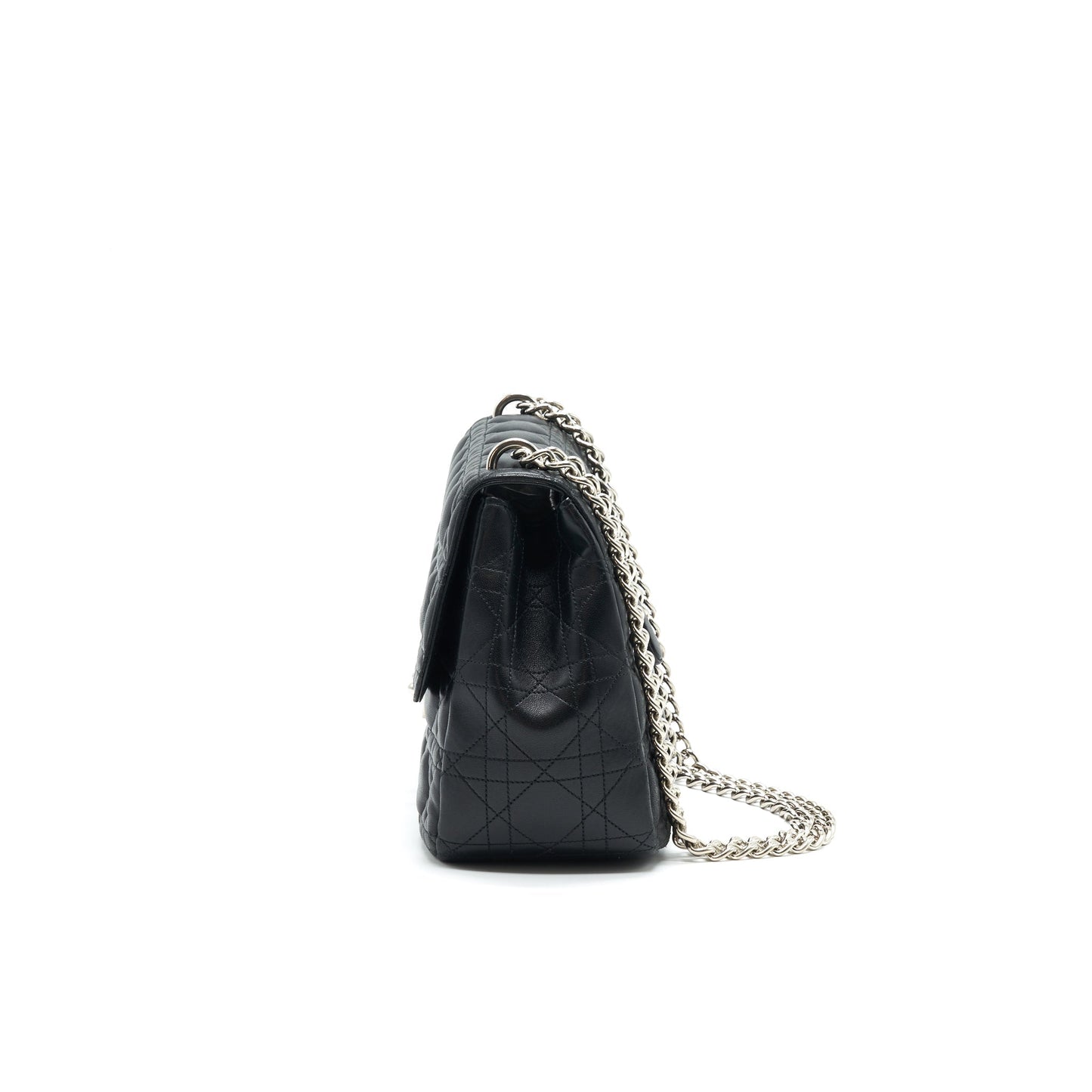 Luxury Dior Miss Luxury Dior Medium Flap Bag Black SHW