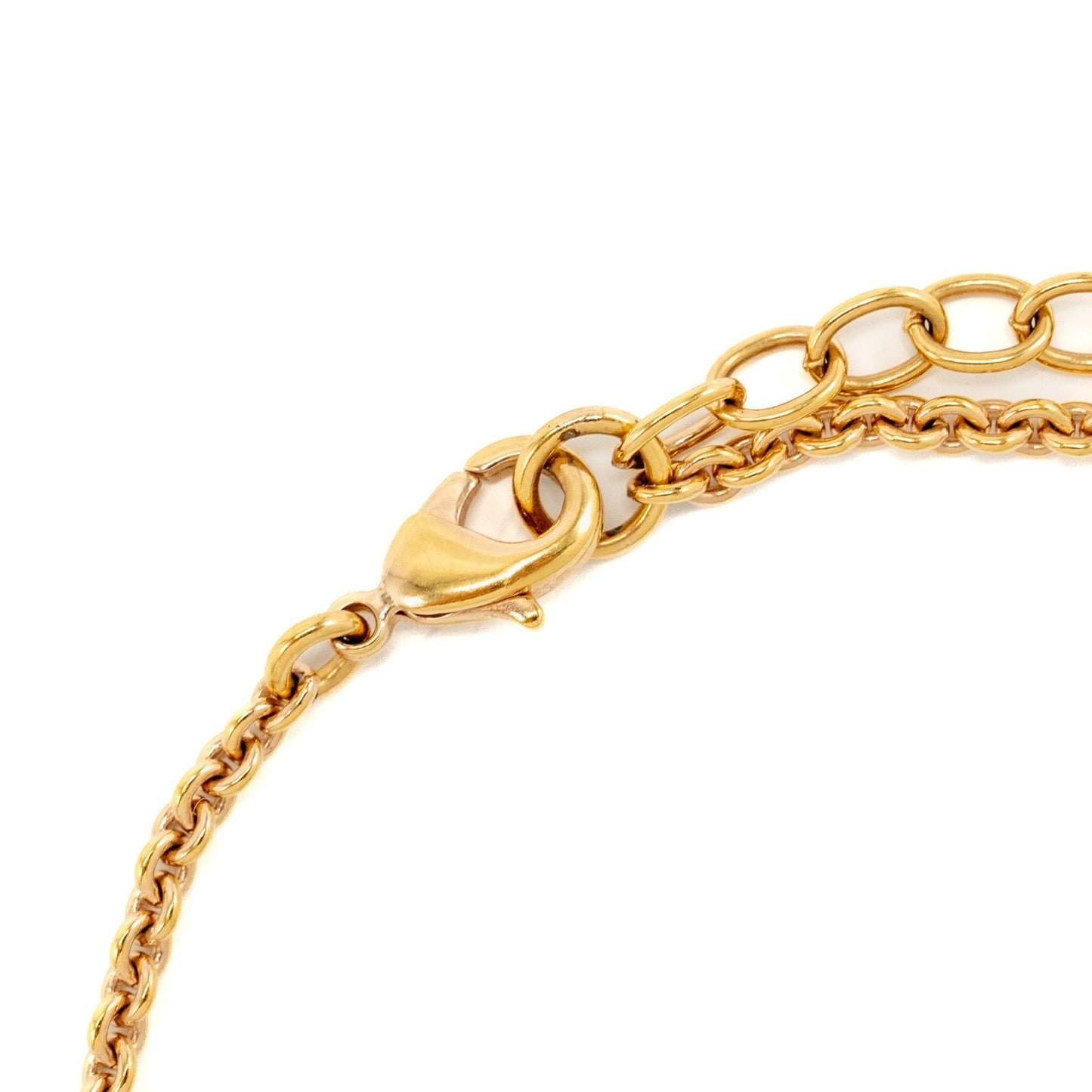 Luxury Dior CD and Stars Bracelet Crystal Gold Tone