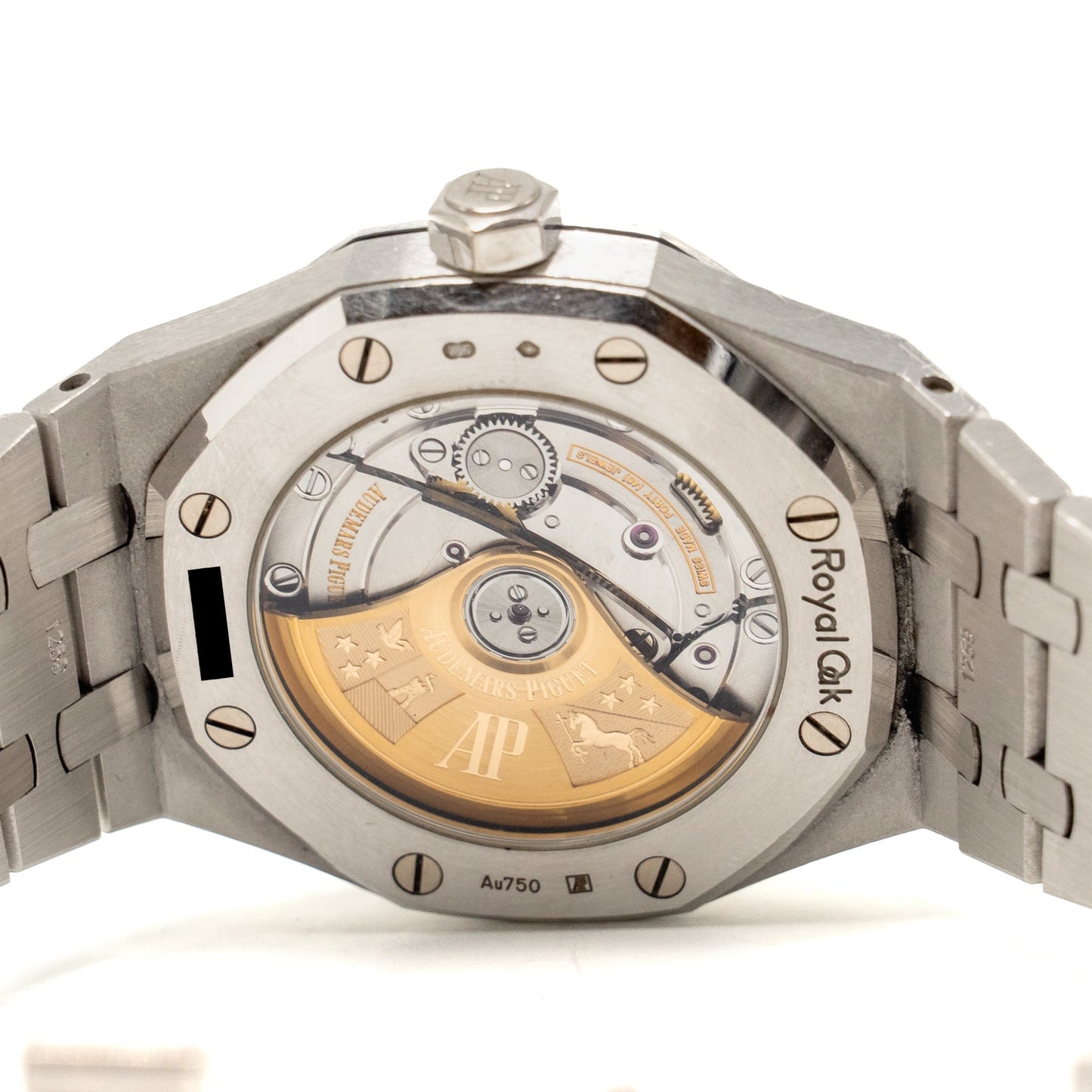 Audemars Piguet Royal Oak 37mm Frosted White Gold, Black Dial, Model: 15454BC.GG.1259BC.03