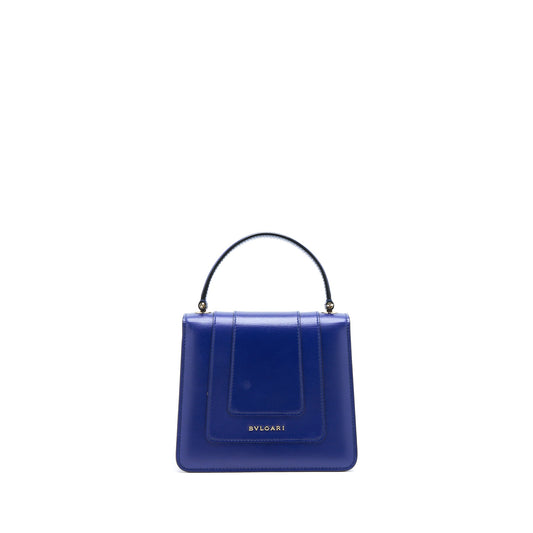 Bvlgari Serpenti Forever Crossbody Bag Blue