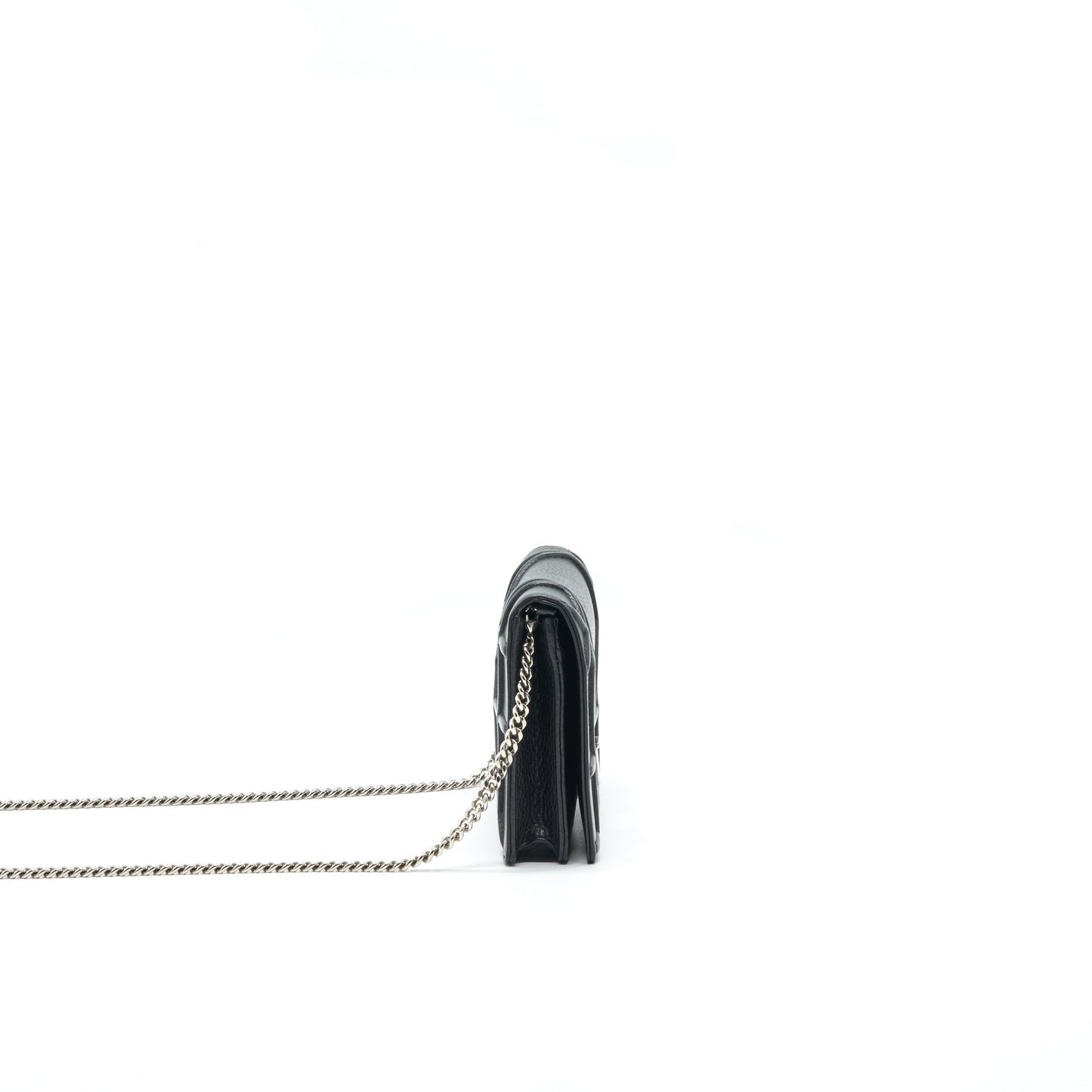 Luxury Dior Luxury Diorama Wallet on Chain Black with SHW