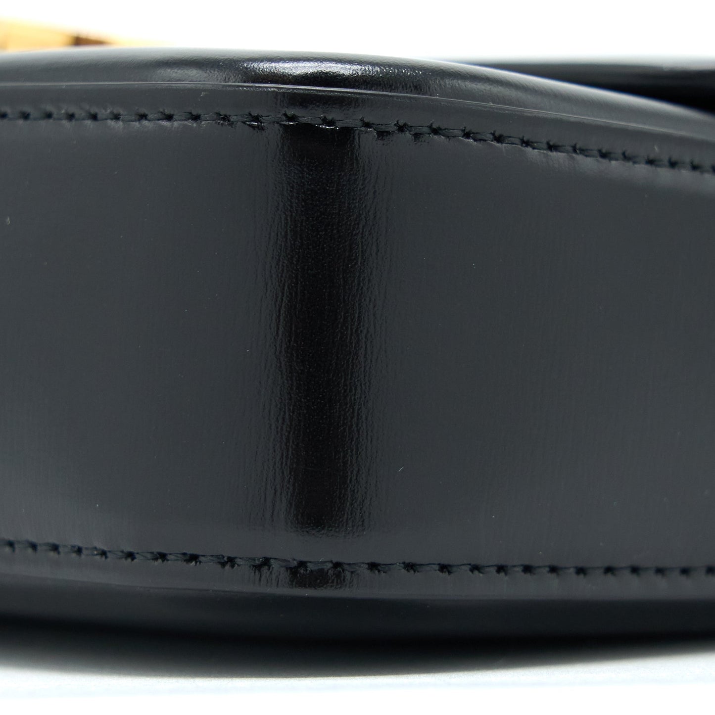 Celine Triomphe Shoulder Bag Calfskin Black GHW