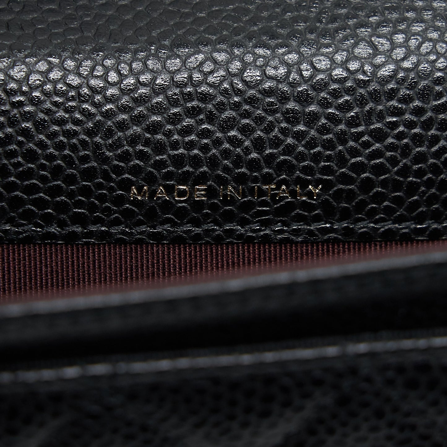Chanel Classic flap card holder Caviar black GHW