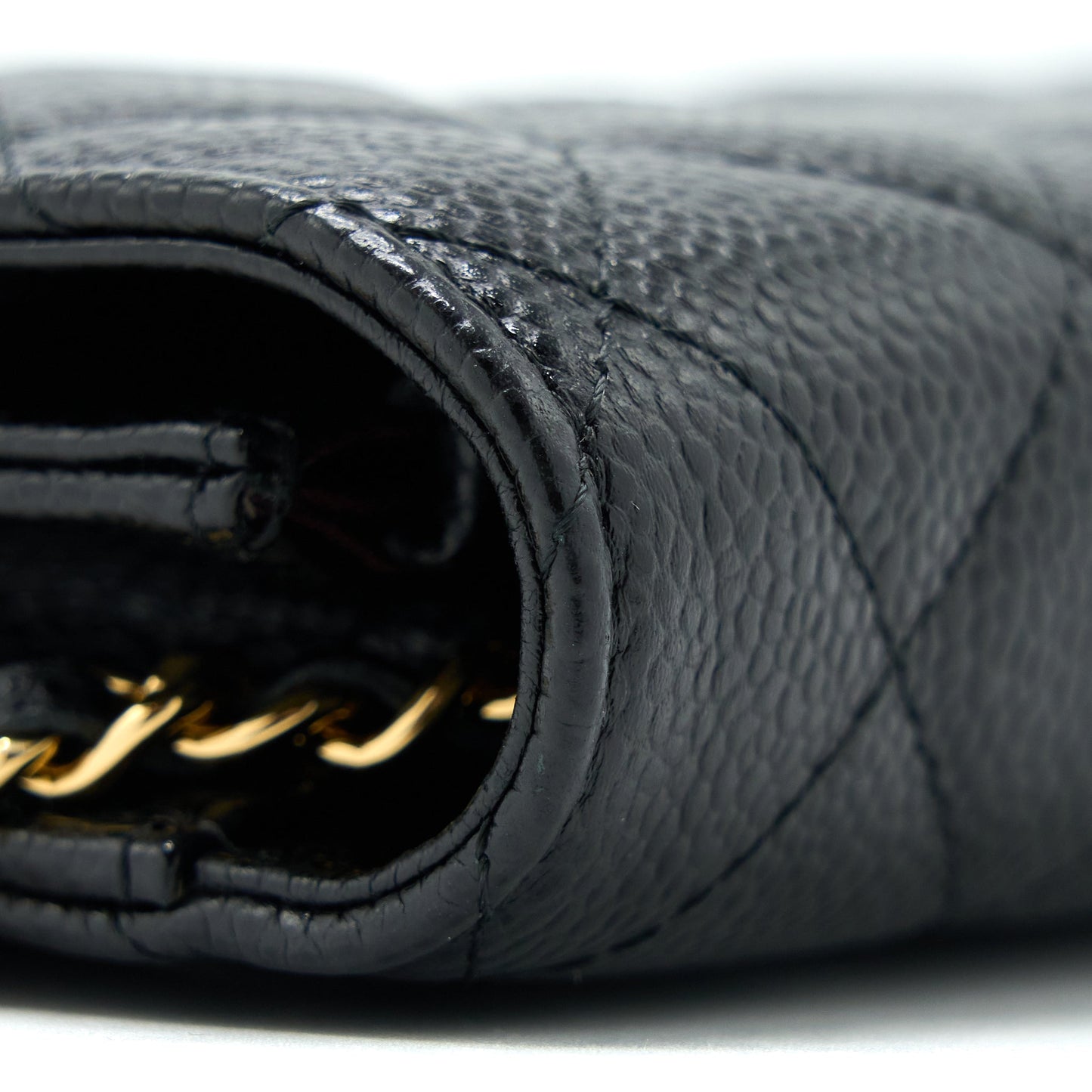 Chanel Classic Wallet On Chain Caviar Black GHW