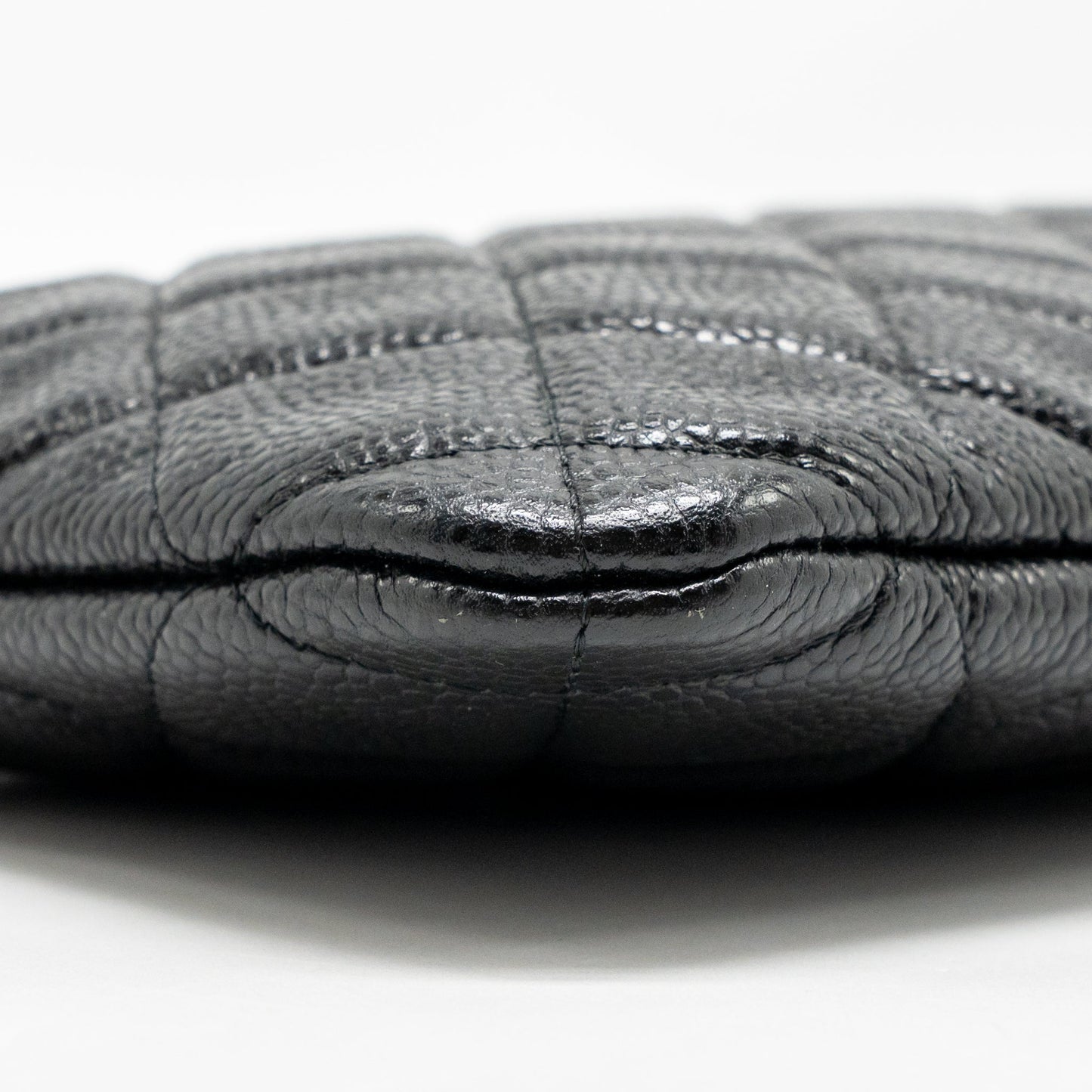 Chanel Classic Zipped Pouch Caviar Black LGHW
