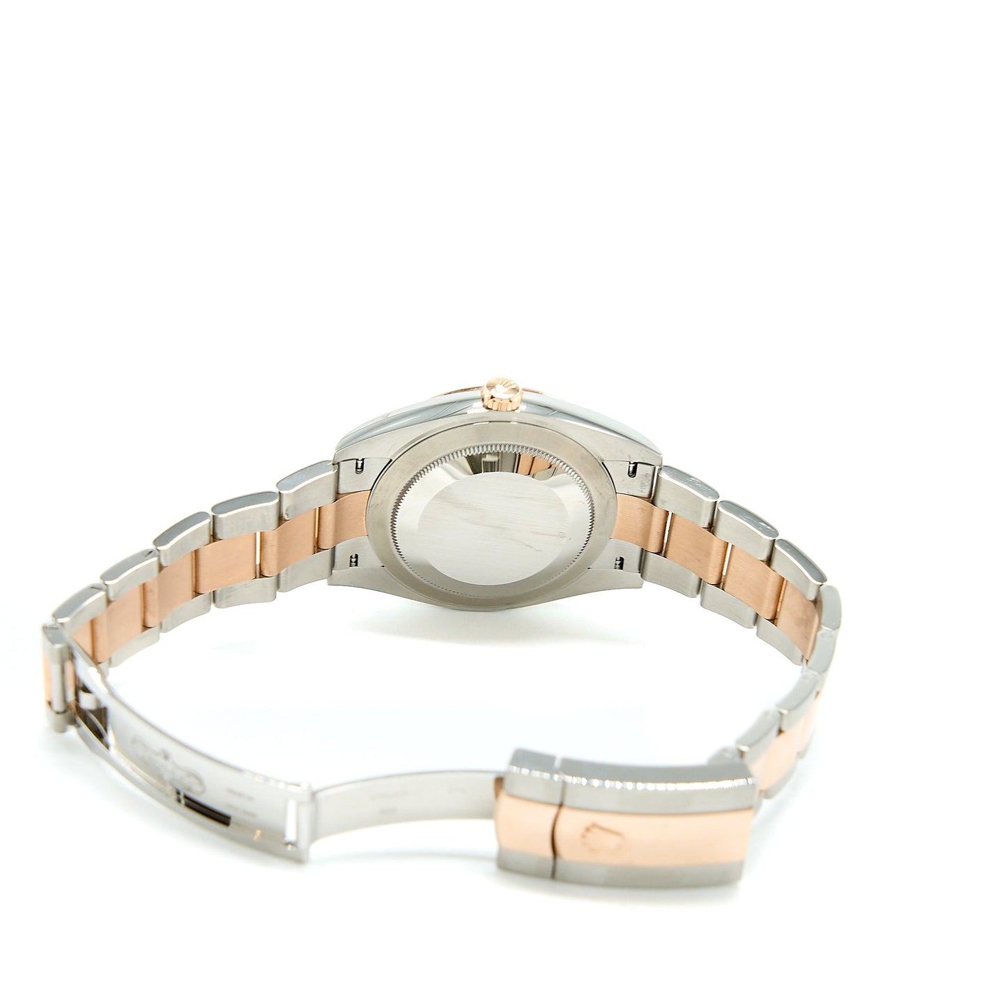 Rolex Datejust 41mm Oystersteel And Everose Gold Features A Sun Dust Diamond Set Dial M:126331-0007