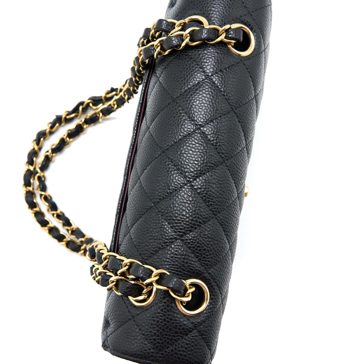 Chanel Small Classic Double Flap Bag Caviar Black GHW (Microchip)