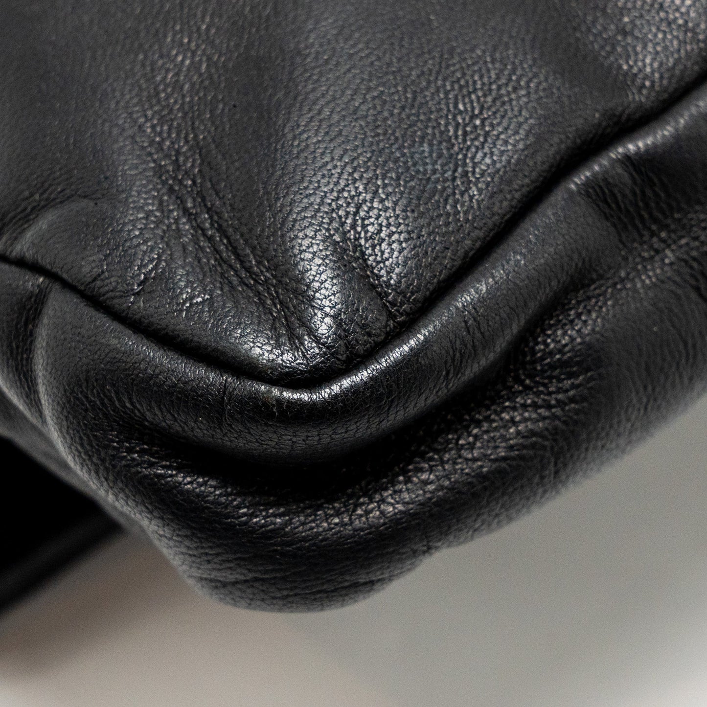 Miu miu large flap shoulder bag lambskin black SHW