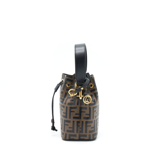 Fendi Mon Tresor bucket bag calfskin brown GHW