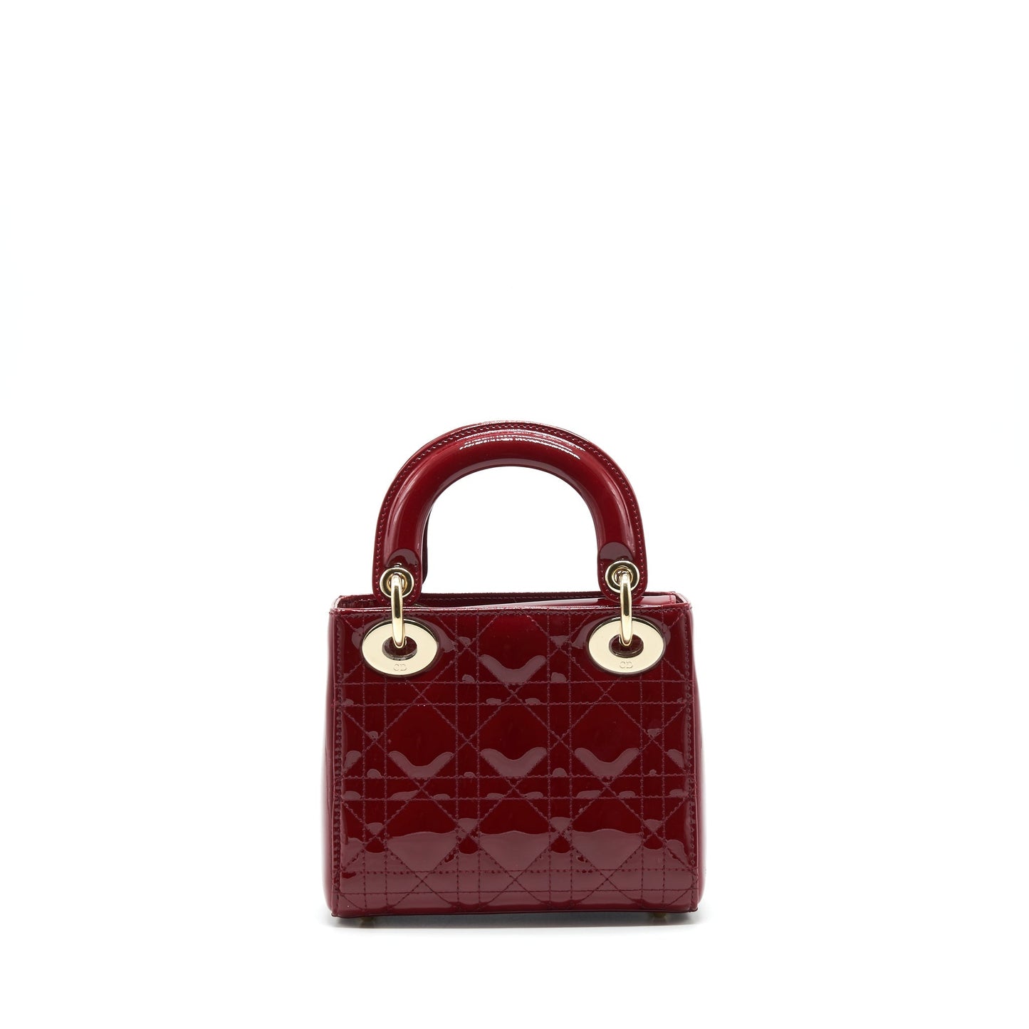 Luxury Dior lady Luxury Dior mini patent red LGHW