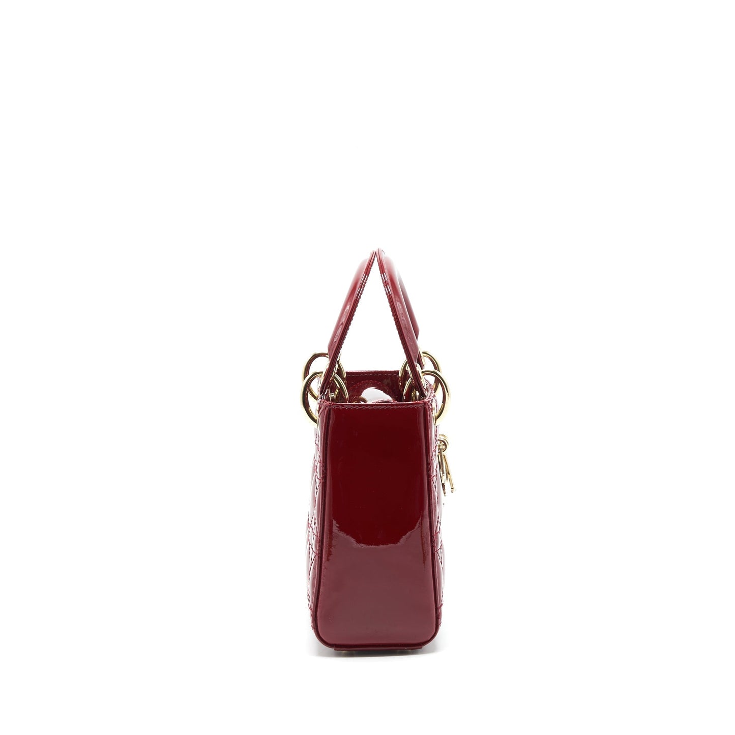 Luxury Dior lady Luxury Dior mini patent red LGHW