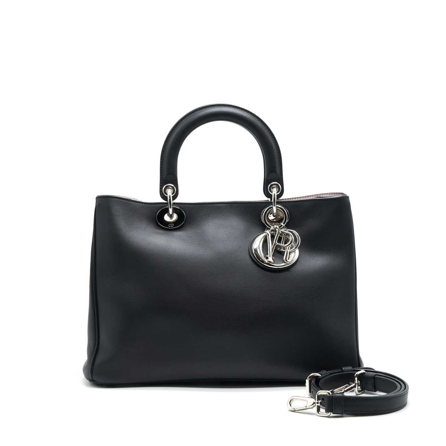CHRISTIAN Luxury Dior Luxury DiorISSIMO TOTE BAG BLACK SHW