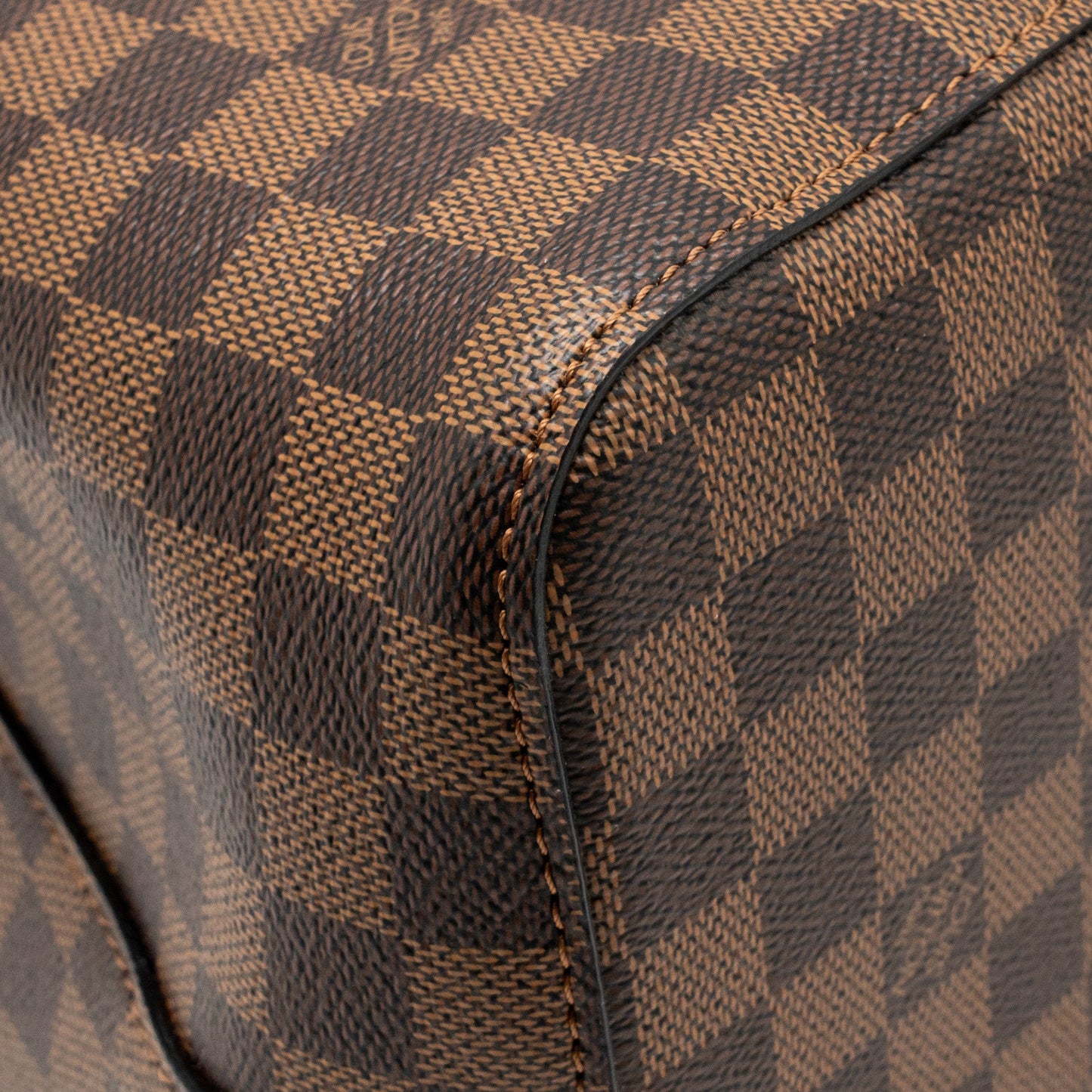 Louis Vuitton Neo Noe Damier Ebene Canvas Brown / Berry GHW