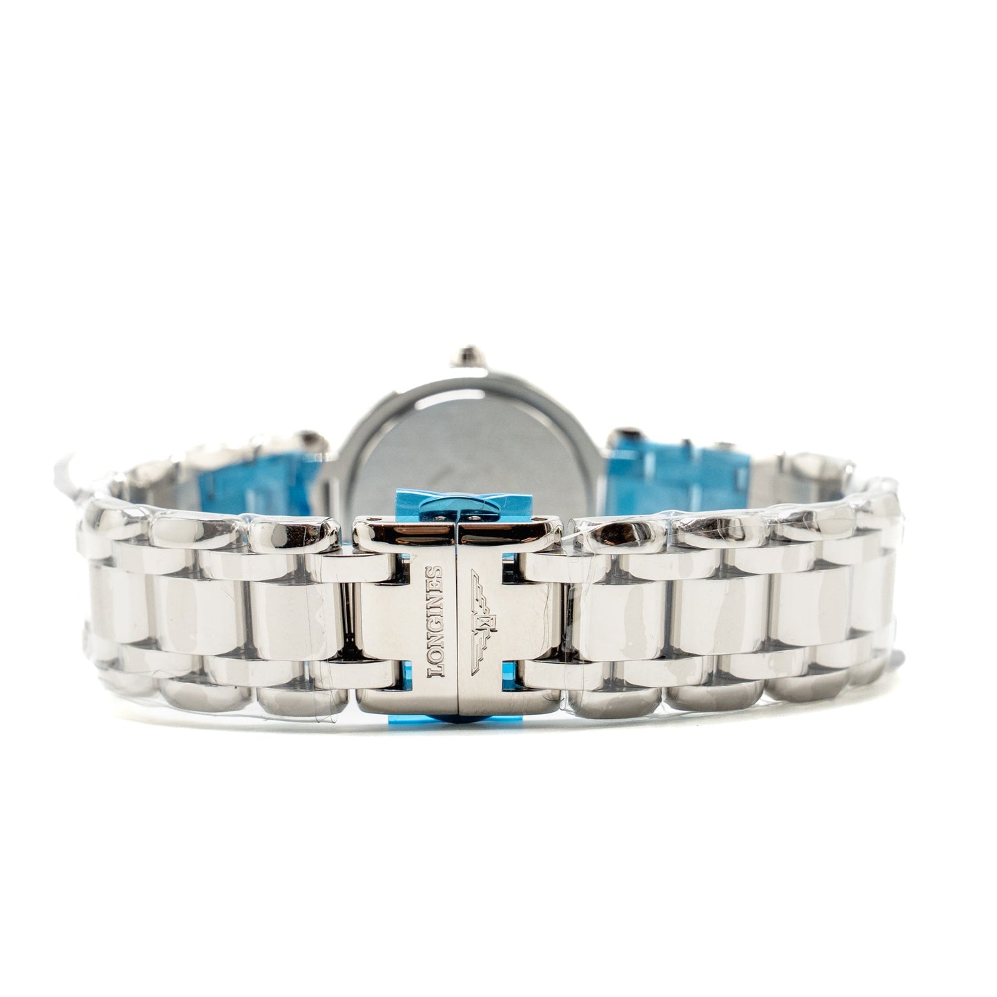 LONGINES 26.5 mm PrimaLuna Ladies Watch Automatic, Stainless Steel, Mother-of-pearl, Diamonds  Model: L8.111.4.87.6