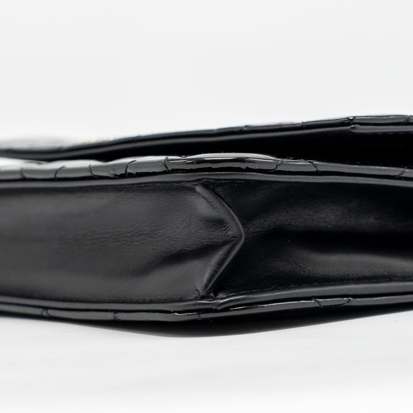 Chanel Wallet on Chain Patent Leather Black SHW