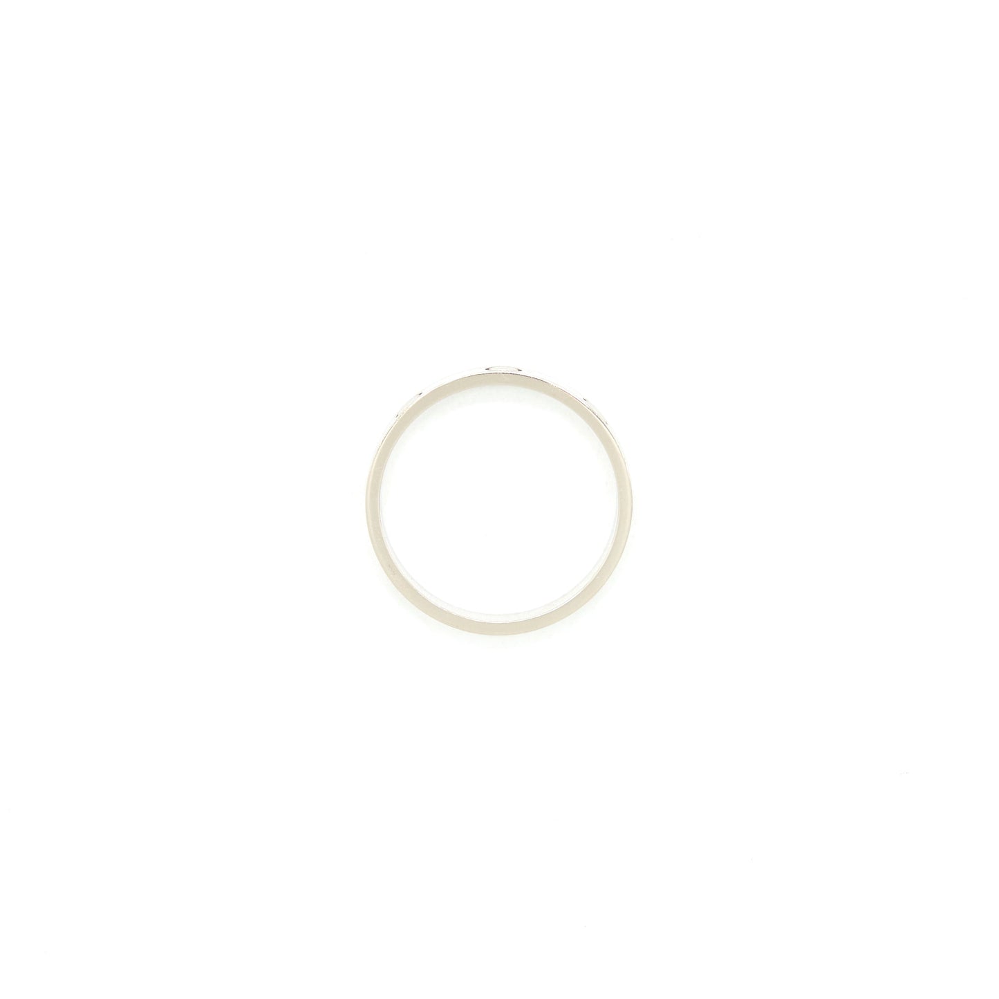 Cartier size 58 love wedding band white gold
