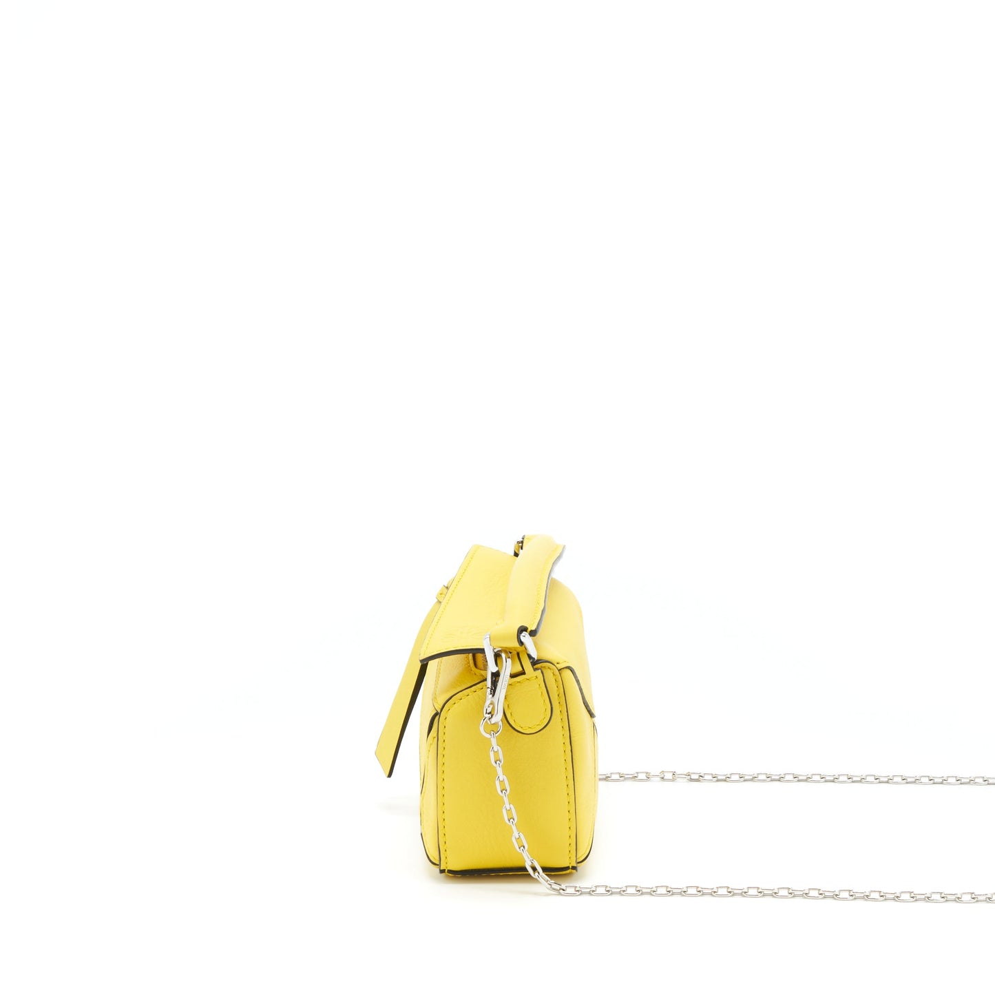 Loewe Nano Puzzle classic calfskin yellow with SHW