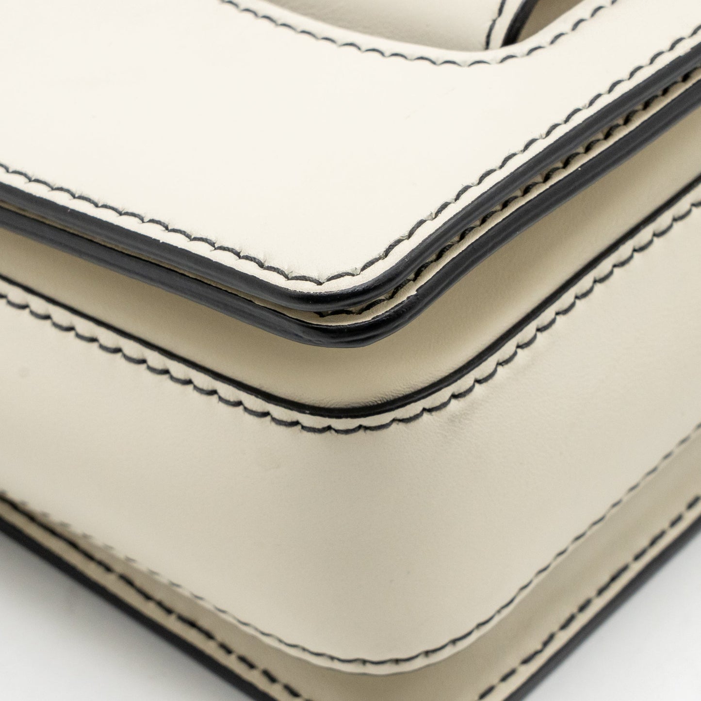 Dior Diorevolution Flap Bag Calfskin White SHW