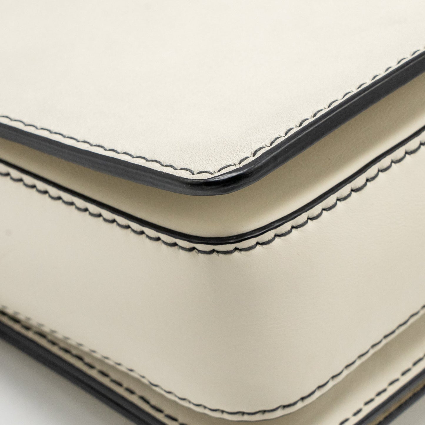Dior Diorevolution Flap Bag Calfskin White SHW