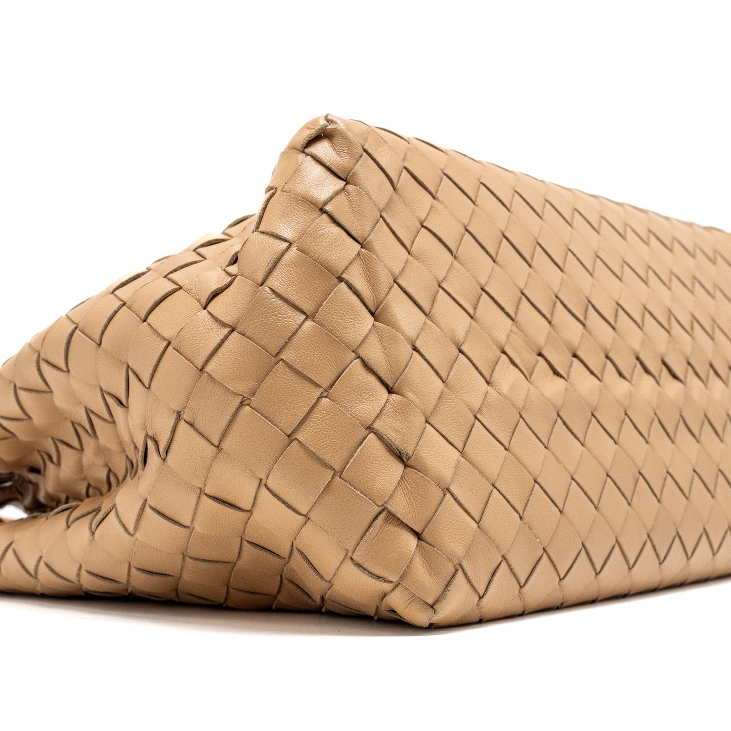 Bottega Veneta Garda Tote Bag Intrecciato lambskin beige GHW