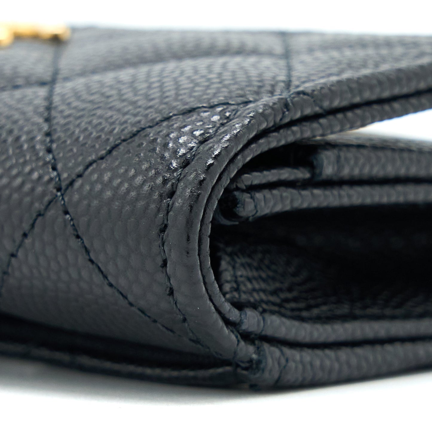 Chanel 23C Limited Edition Card Holder Caviar Black GHW (Microchip)