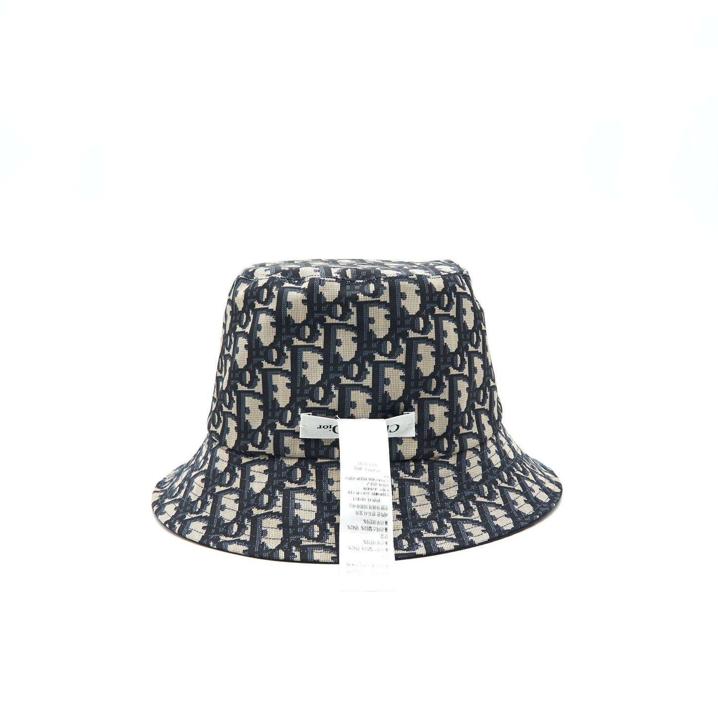 Luxury Dior Size57 Reversible Teddy-D Small Brim Bucket Hat