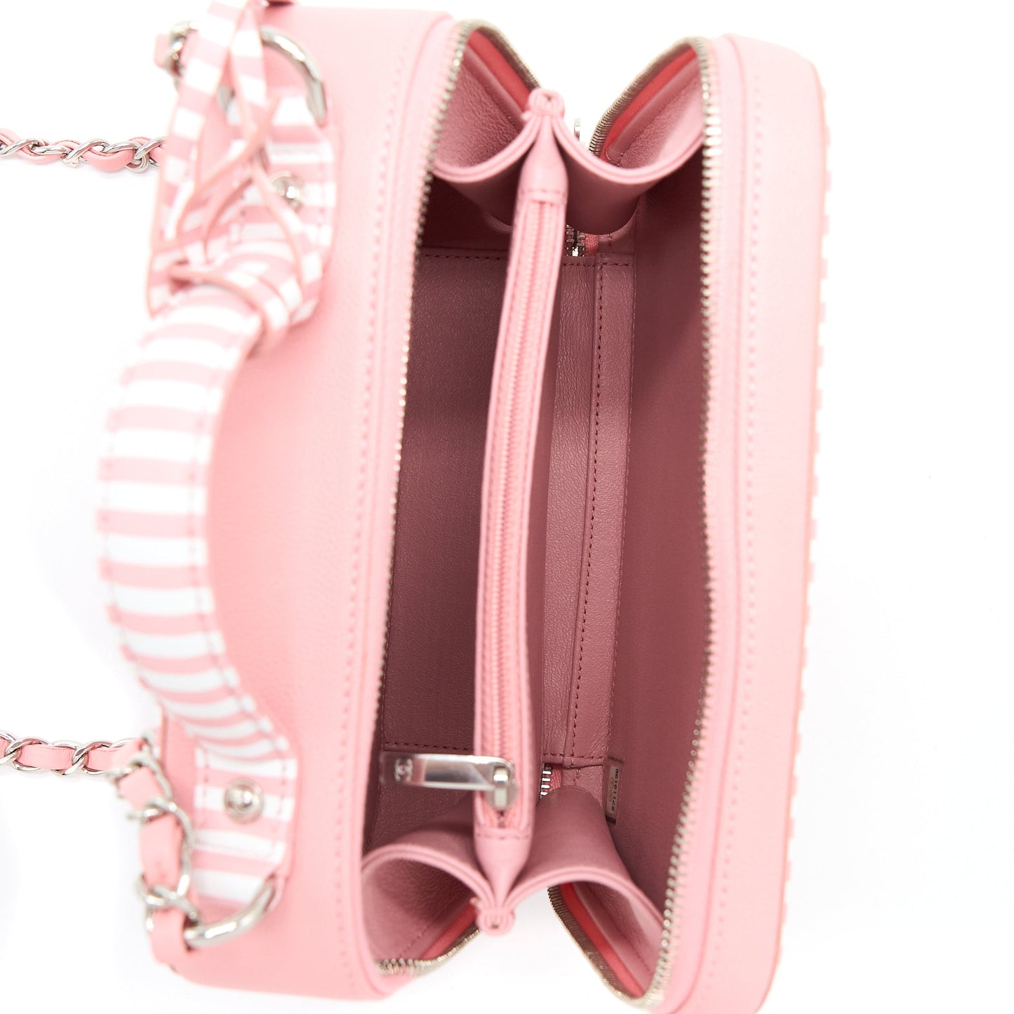 Chanel Medium Filigree Vanity Case Caviar Multicolour Pink SHW