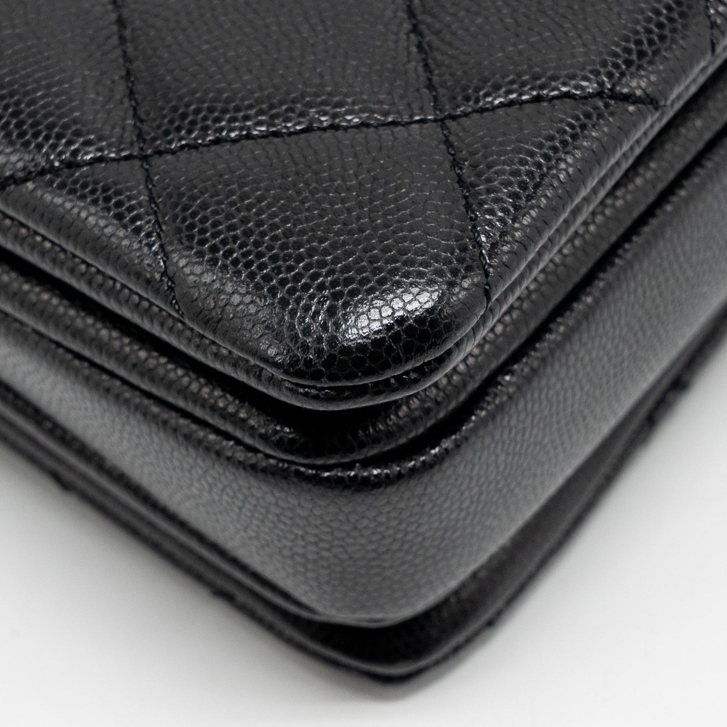 Chanel CC Camellia Small Shopping Bag Caviar Black GHW (Microchip)