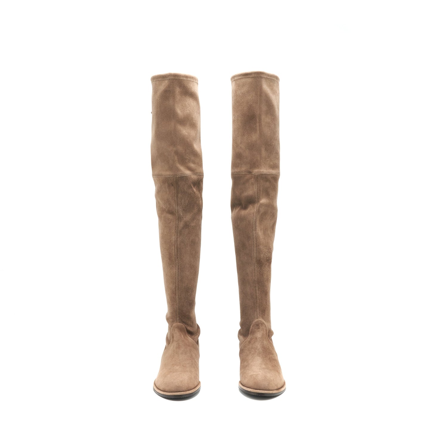 Stuart Weitzman Size37 Lowland Stretch Suede Taupe