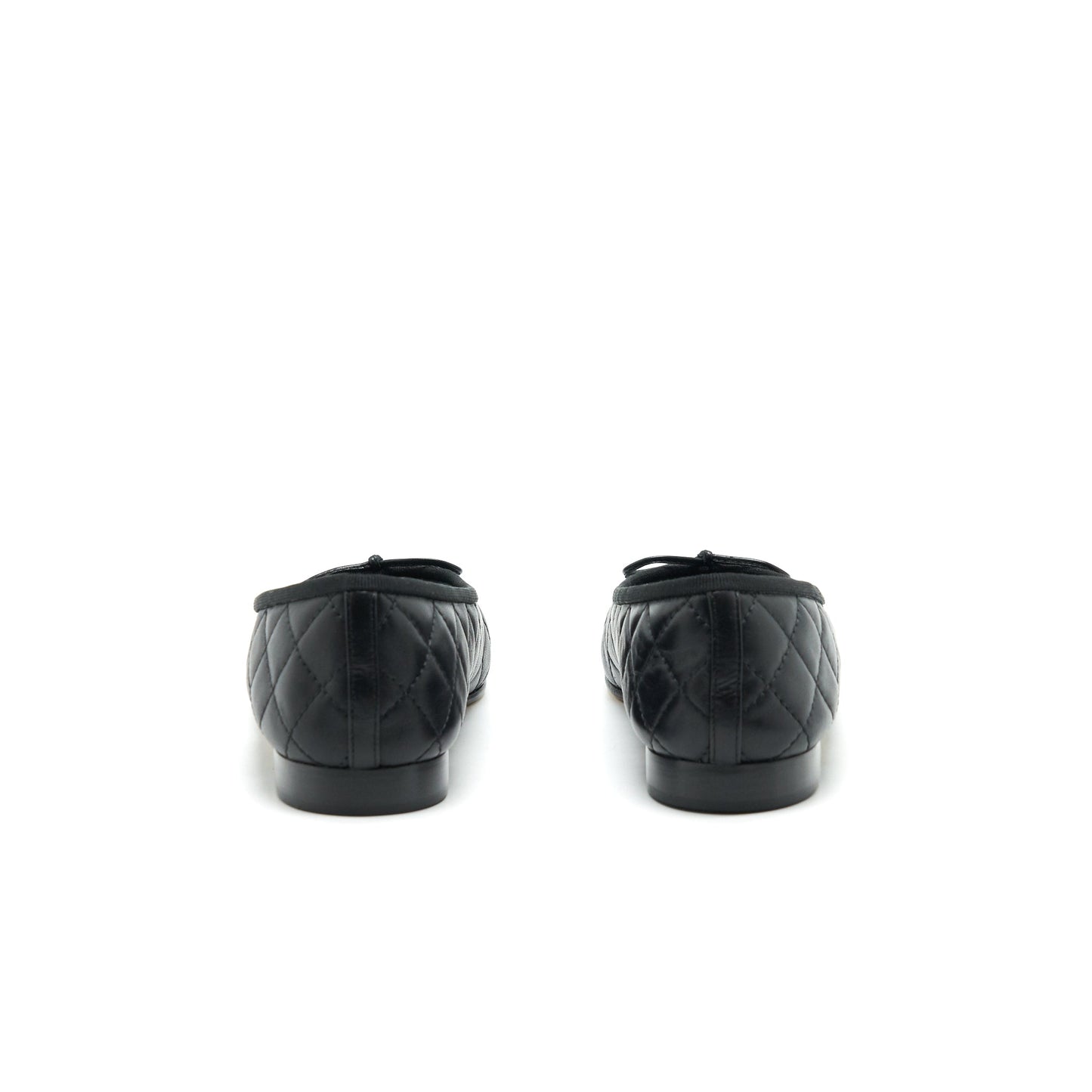 Chanel Size 39 ballerina Flat Shoes Black
