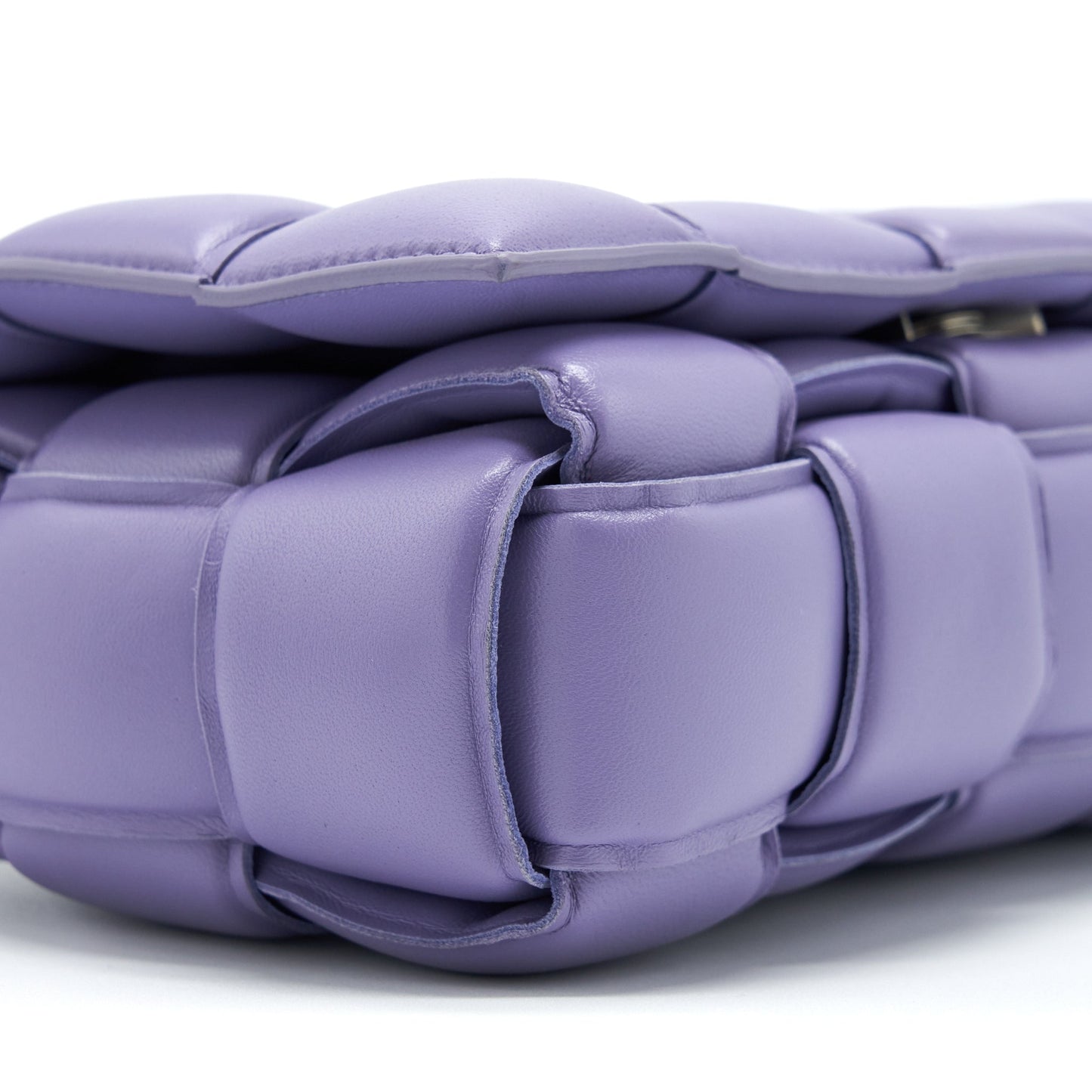 Bottega Veneta padded cassette bag Nappa leather lavender SHW