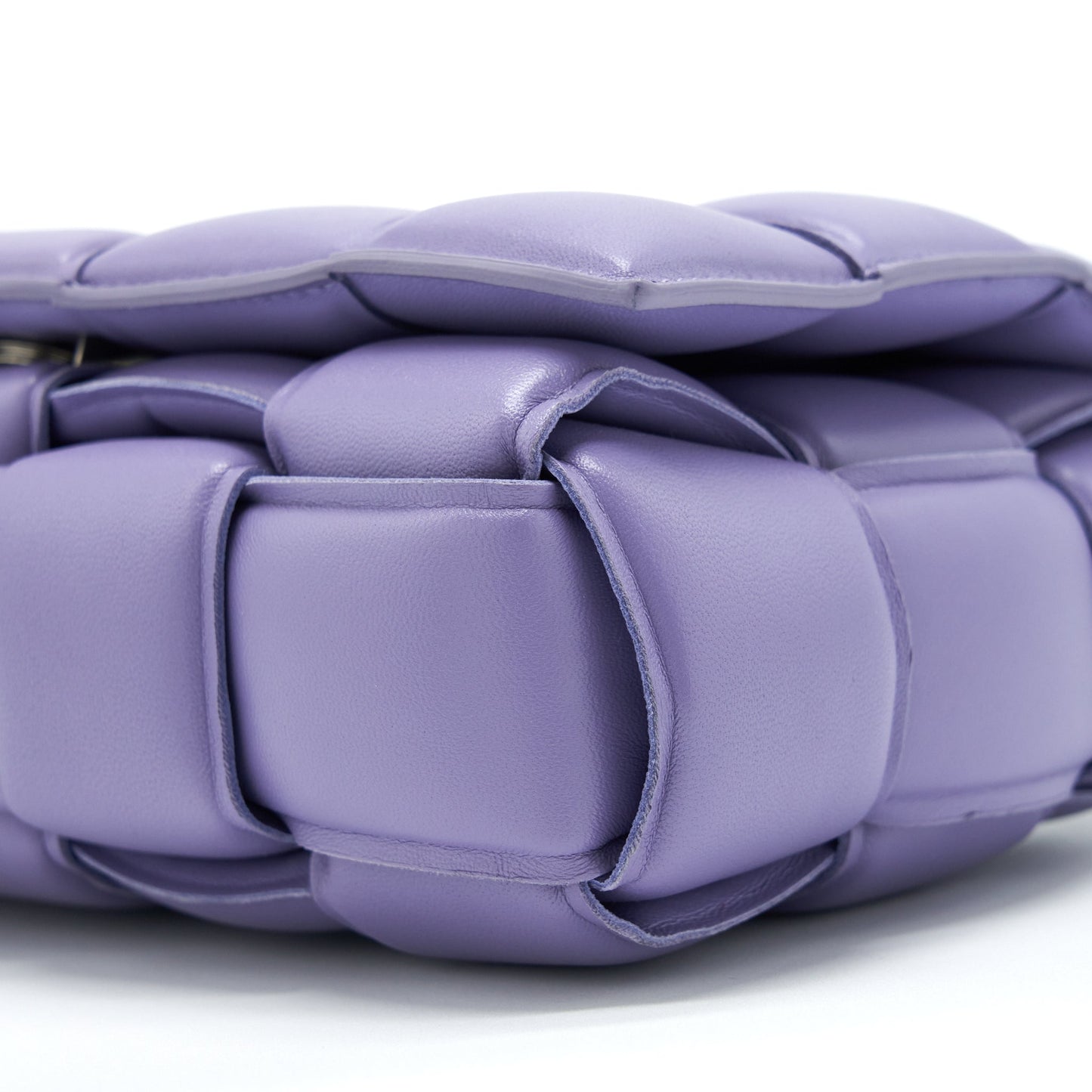 Bottega Veneta padded cassette bag Nappa leather lavender SHW