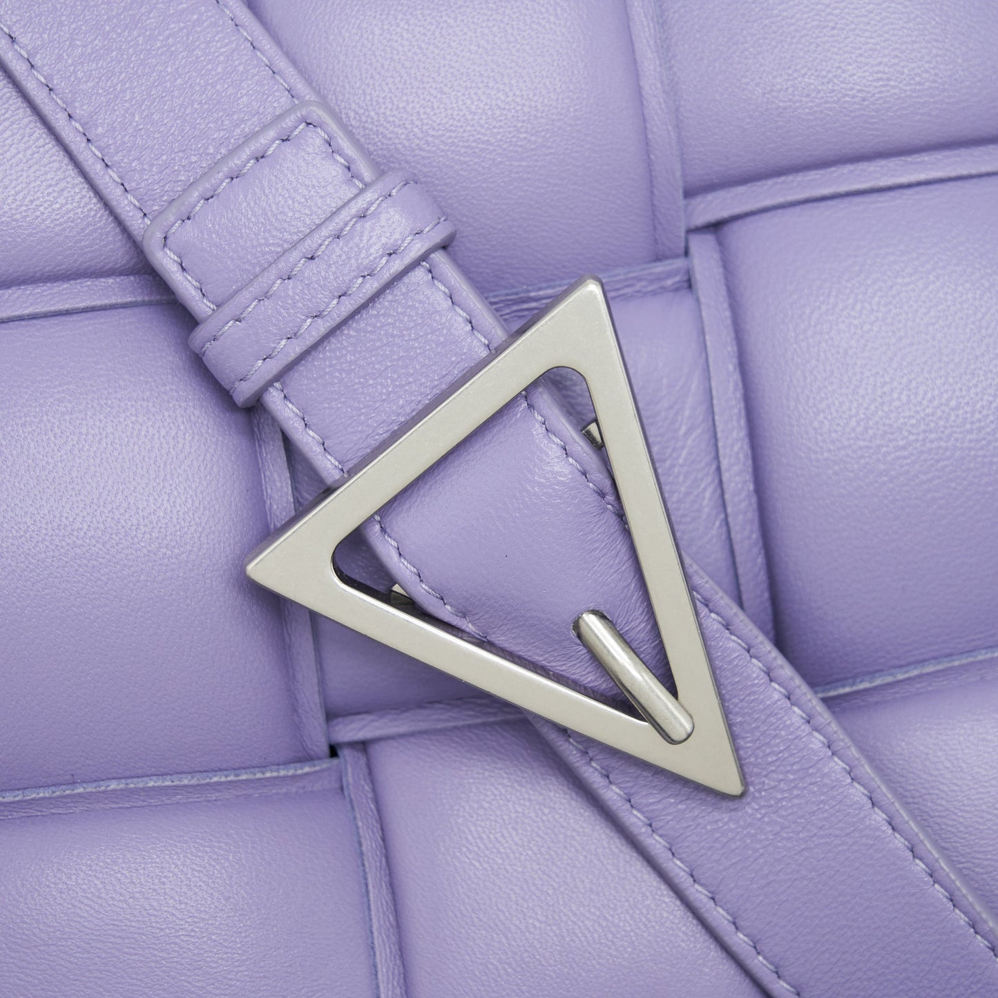 Bottega Veneta padded cassette bag Nappa leather lavender SHW