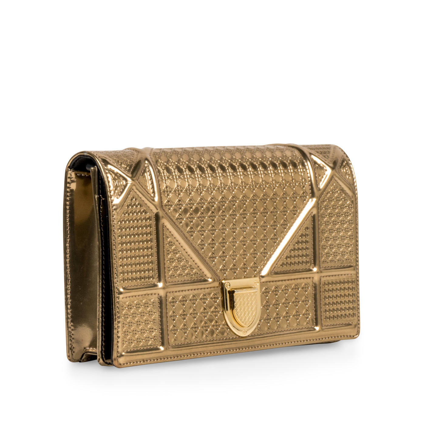 Luxury Dior Luxury Diorama Woc - Gold Cannage