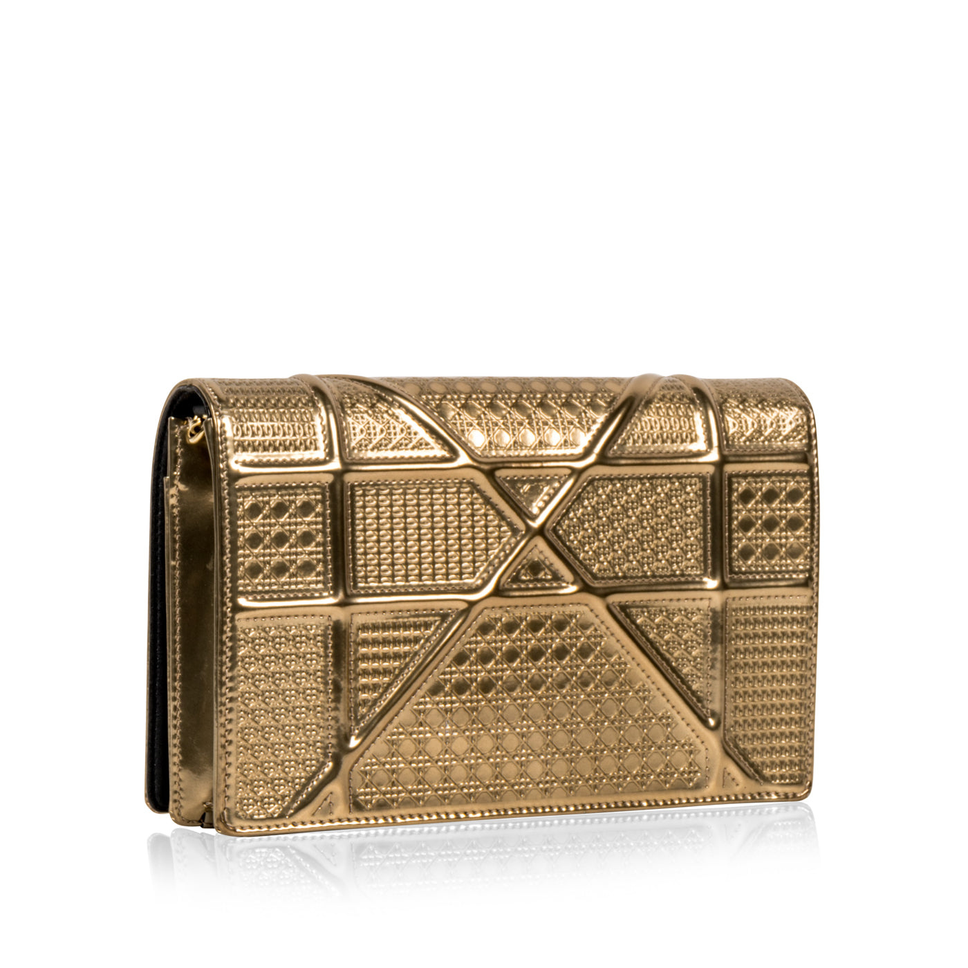 Luxury Dior Luxury Diorama Woc - Gold Cannage